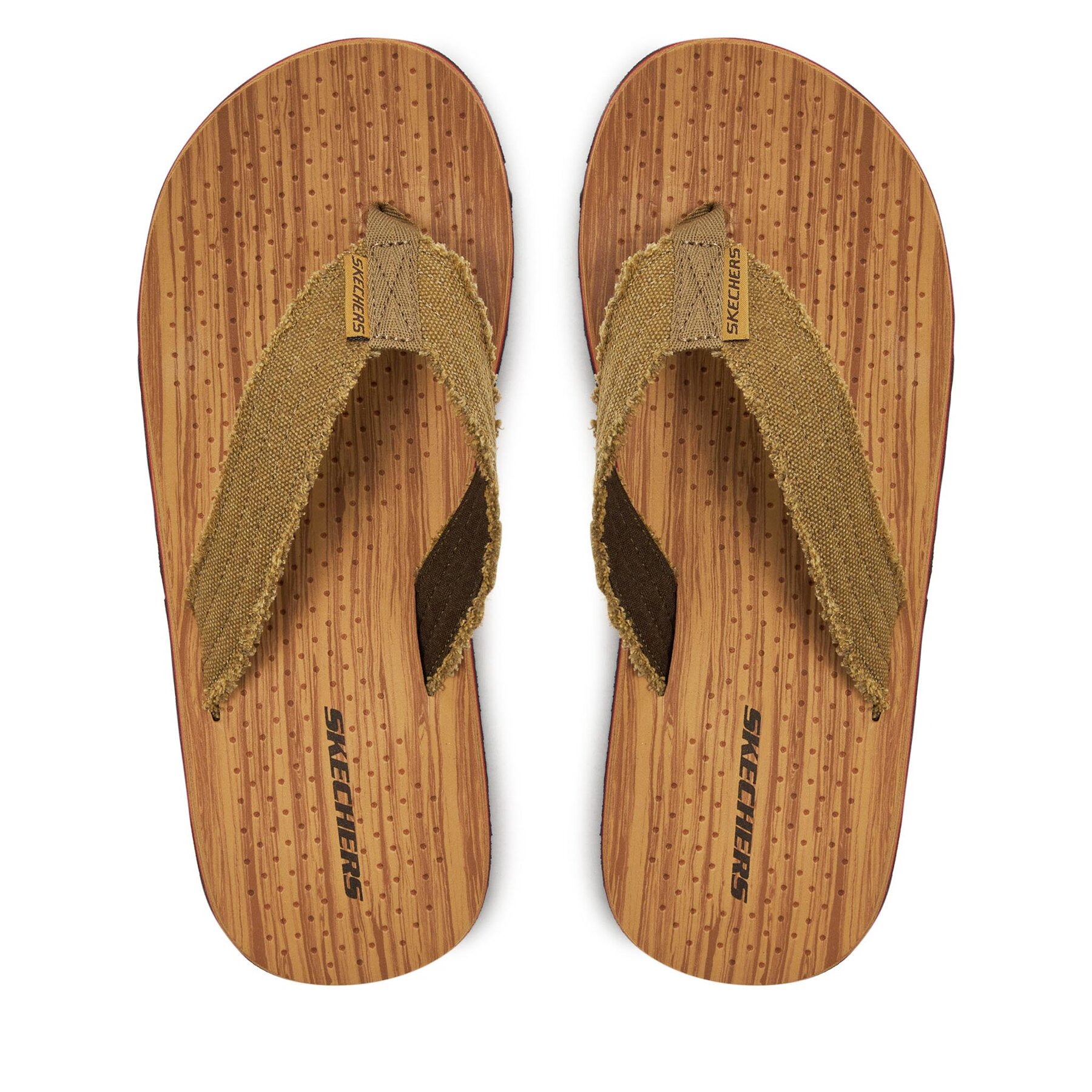 Pánske Žabky Skechers, Rozmer: 41_5, Hnedá, Tantric-Fritz 205098/CML
