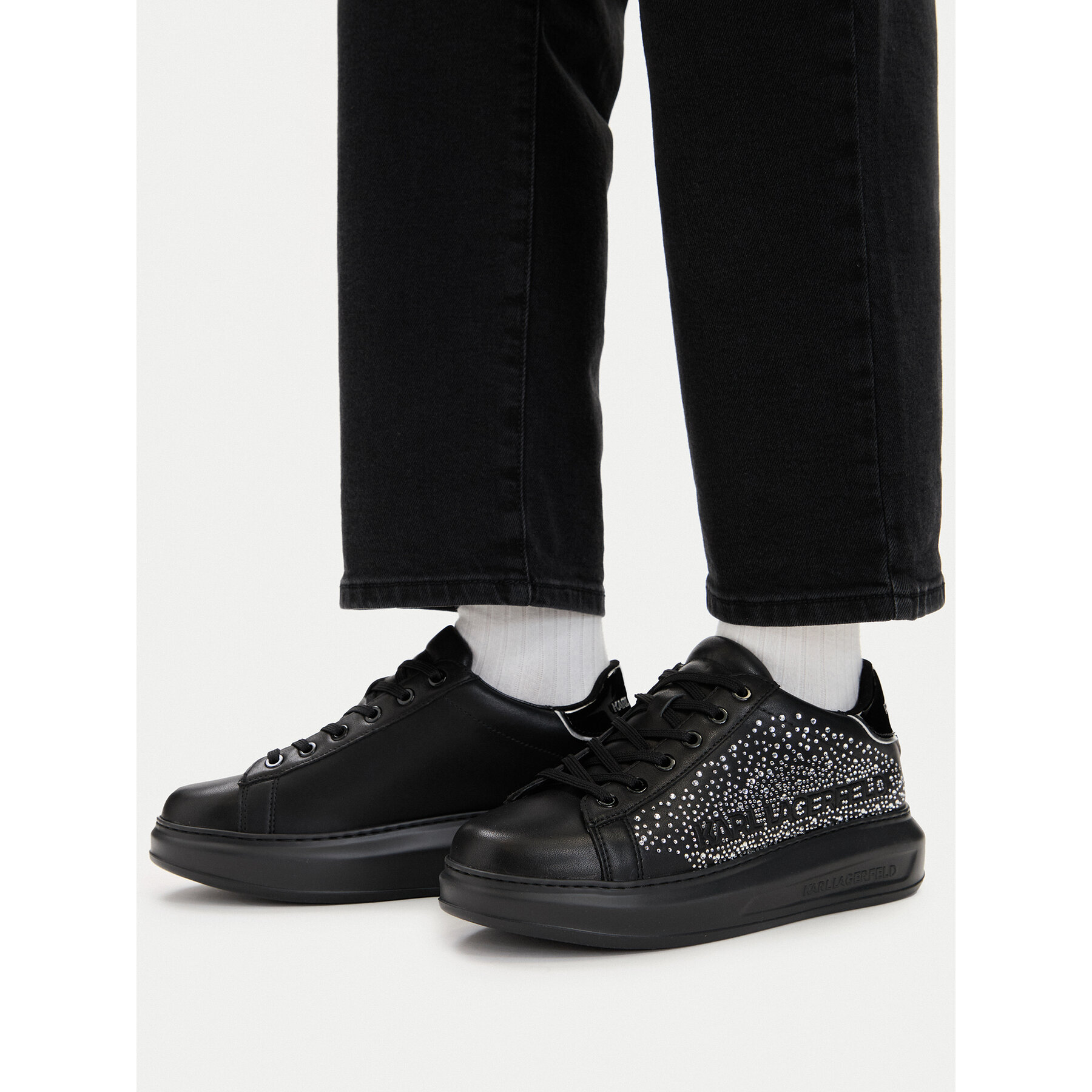 KARL LAGERFELD Αθλητικά KARL LAGERFELD Kapri KL62556 Μαύρο