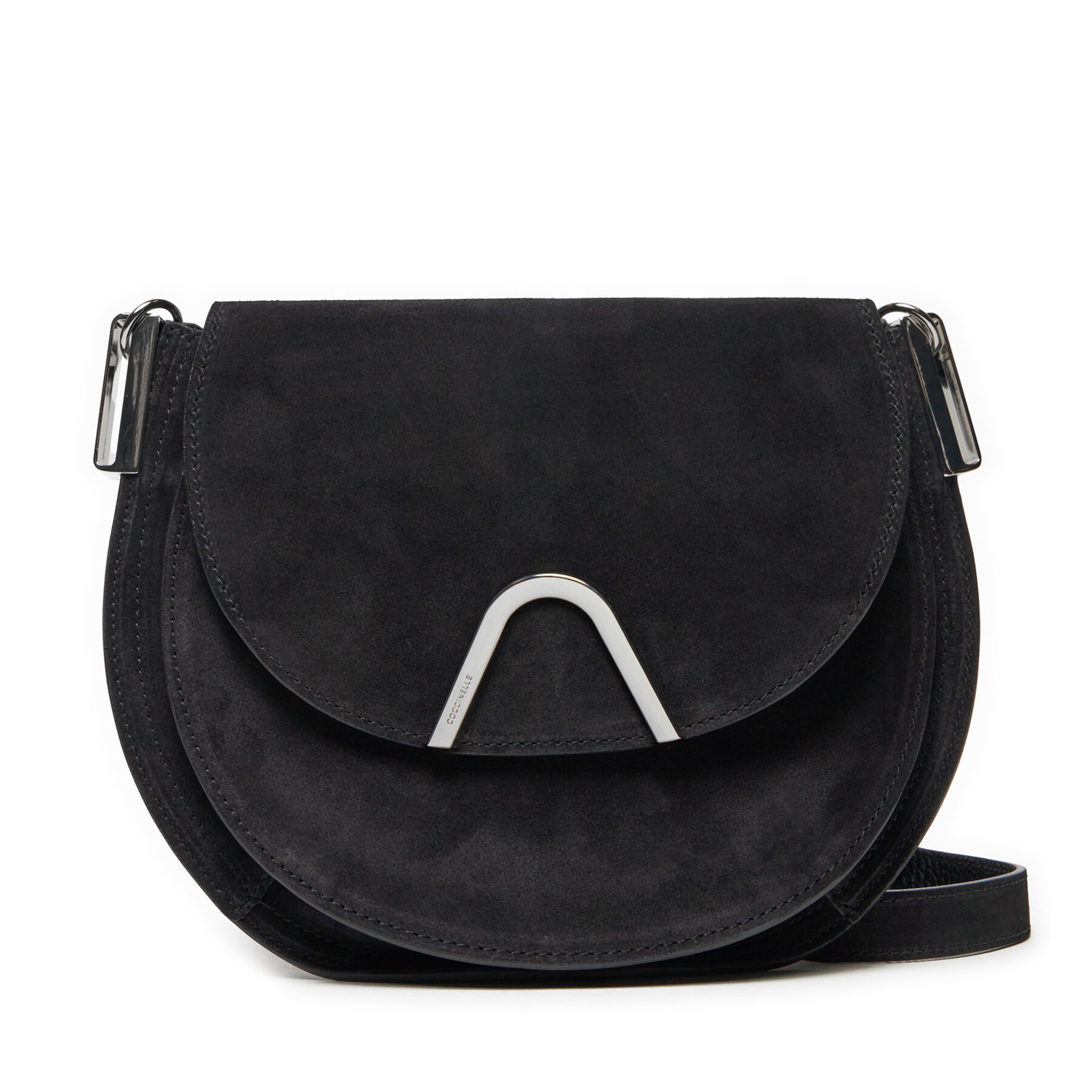 Sac à main Coccinelle QKG Coccinellesunup Suede E1 QKG 15 01 01 Noir