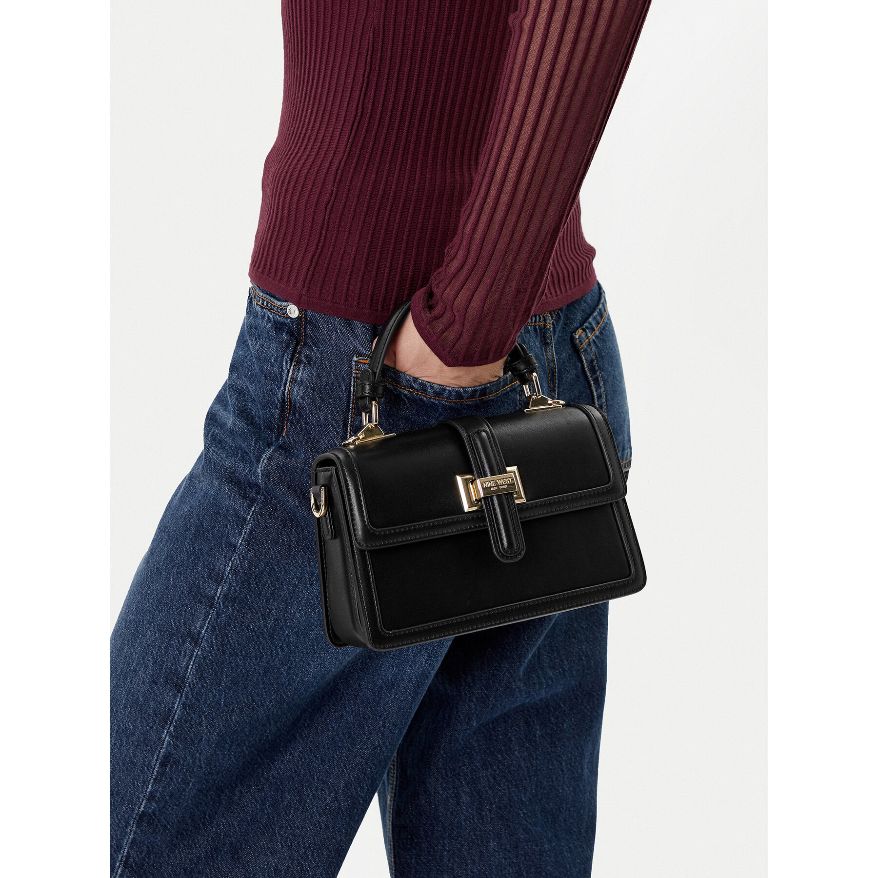 Geantă Nine West EO-COLORADO-LDA8309 Negru