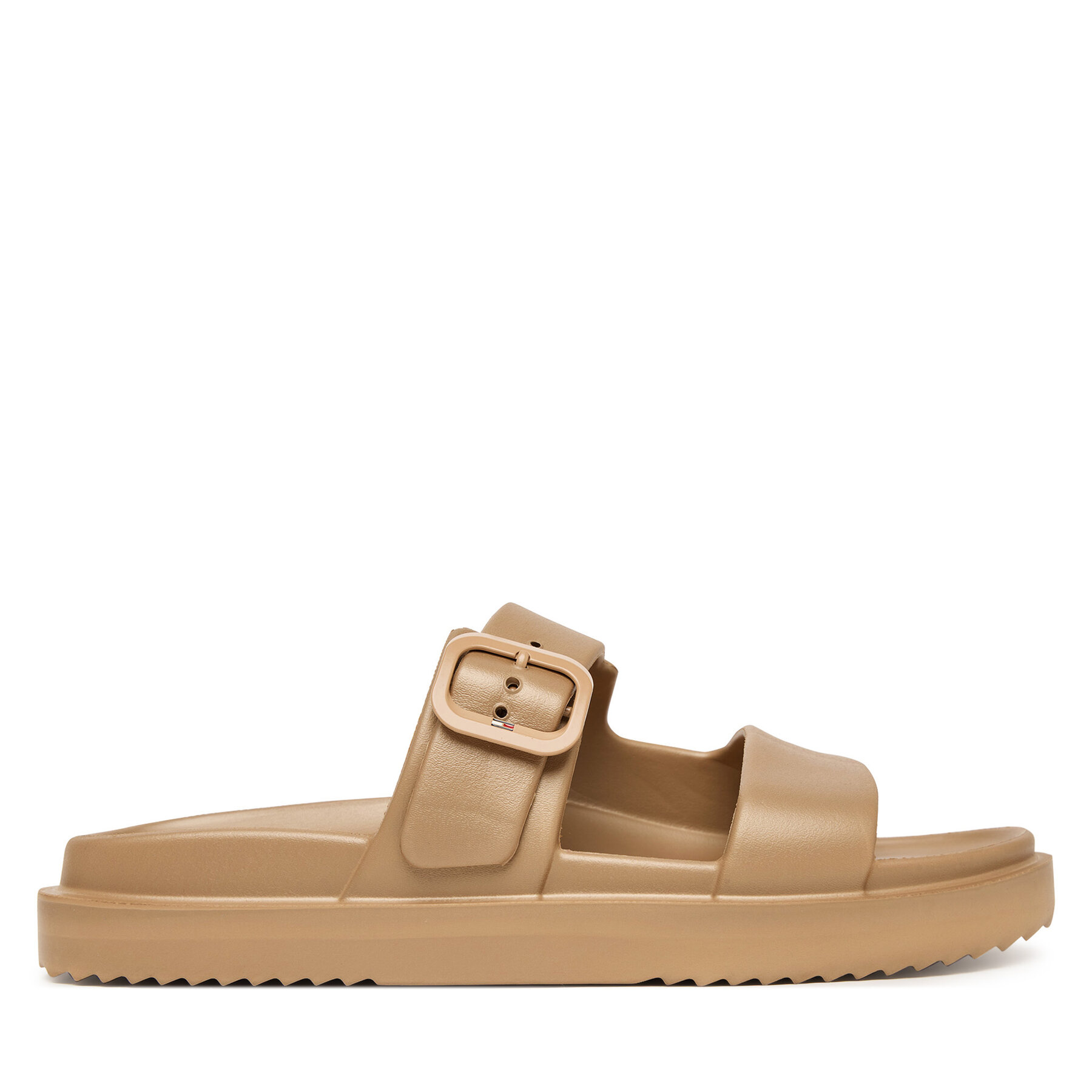 Παντόφλες Tommy Hilfiger Double Strap FW0FW09114 Μπεζ