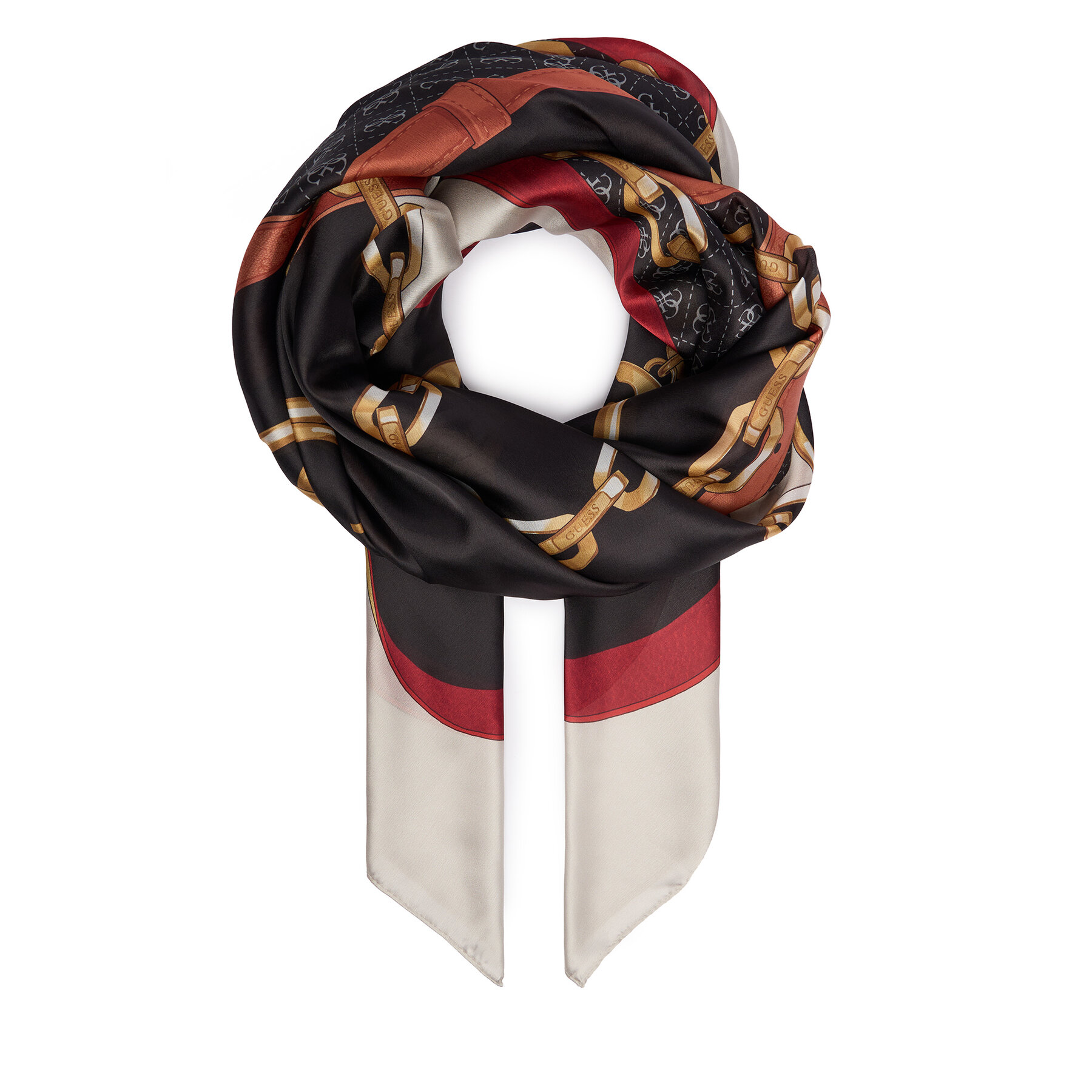 Damska Guess Chusta Czarny AW5301 SIL03