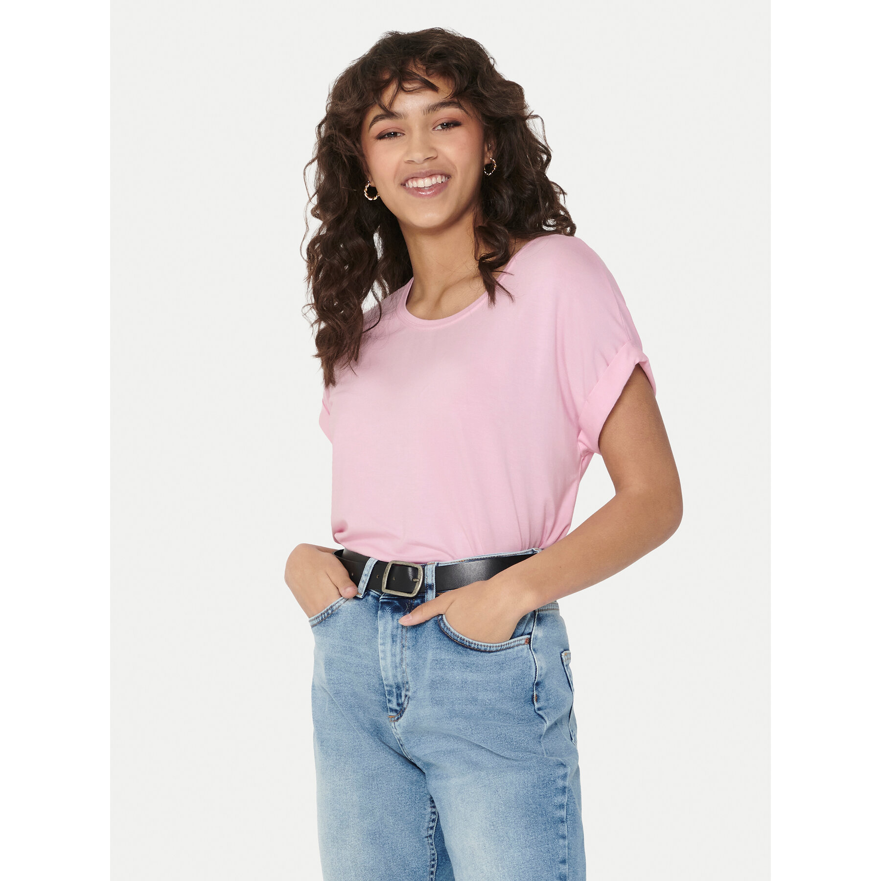 ONLY T-shirt Moster 15106662 Ružičasta Regular Fit