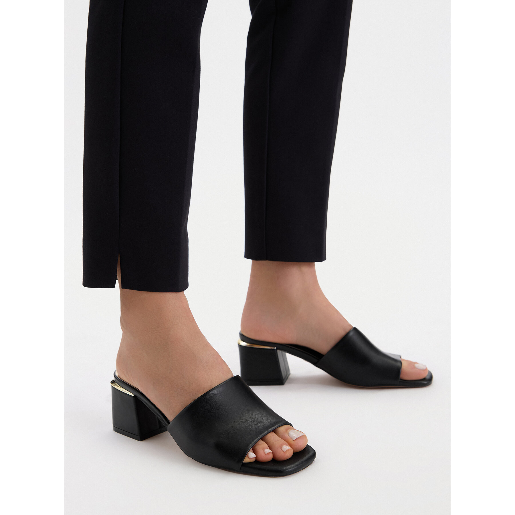 Šľapky Nine West CEO-6223-9 Čierna