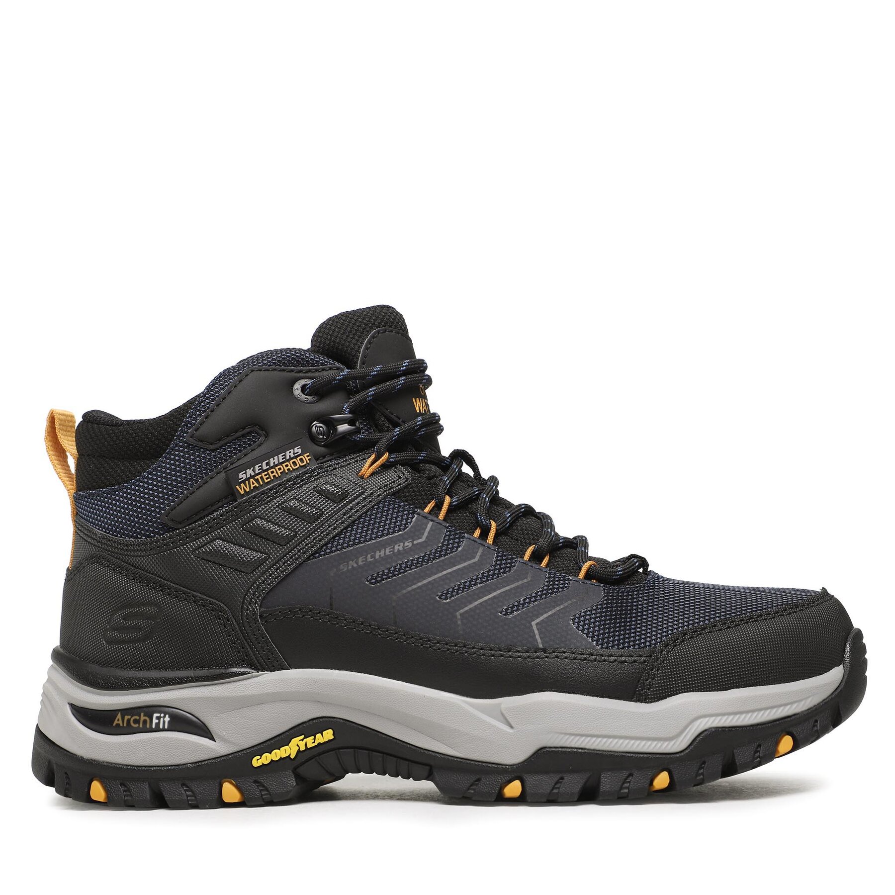 Skechers Pánske Outdoorová obuv, Rozmer: 42_5, Modrá, Arch Fit Dawson Raveno 204634/NVBK