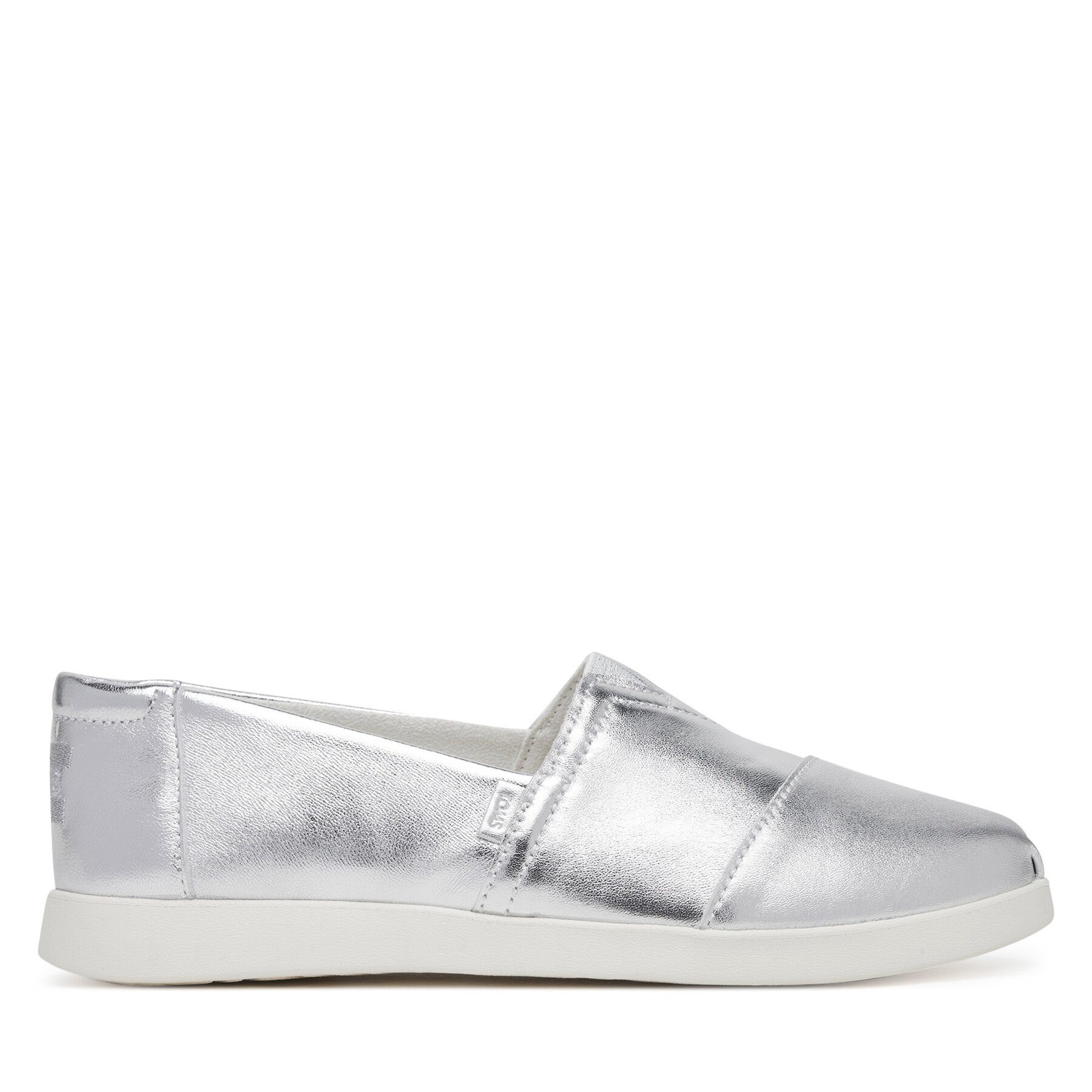 Dámske Poltopánky Toms, Rozmer: 36, Strieborná, Alpargata Plus 10021745