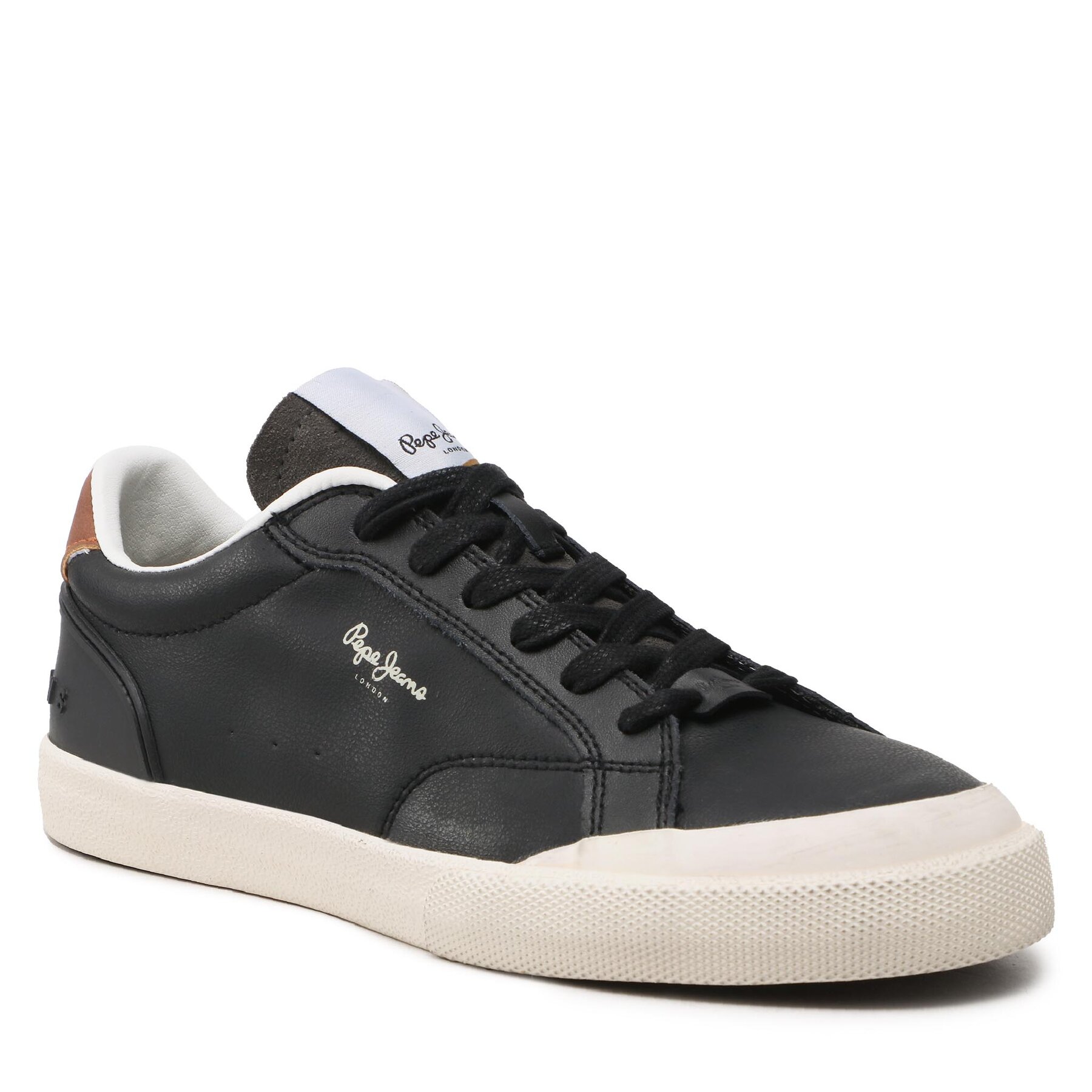 Teniși Pepe Jeans Kenton Vintage Wm PMS30877 Black 999 999 imagine super redus 2022