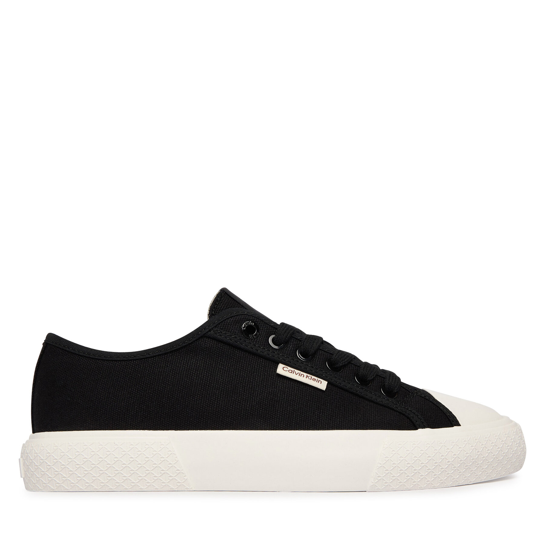 Кецове Calvin Klein Vulc Low Lace Up Canvas HW0HW02975 Черен
