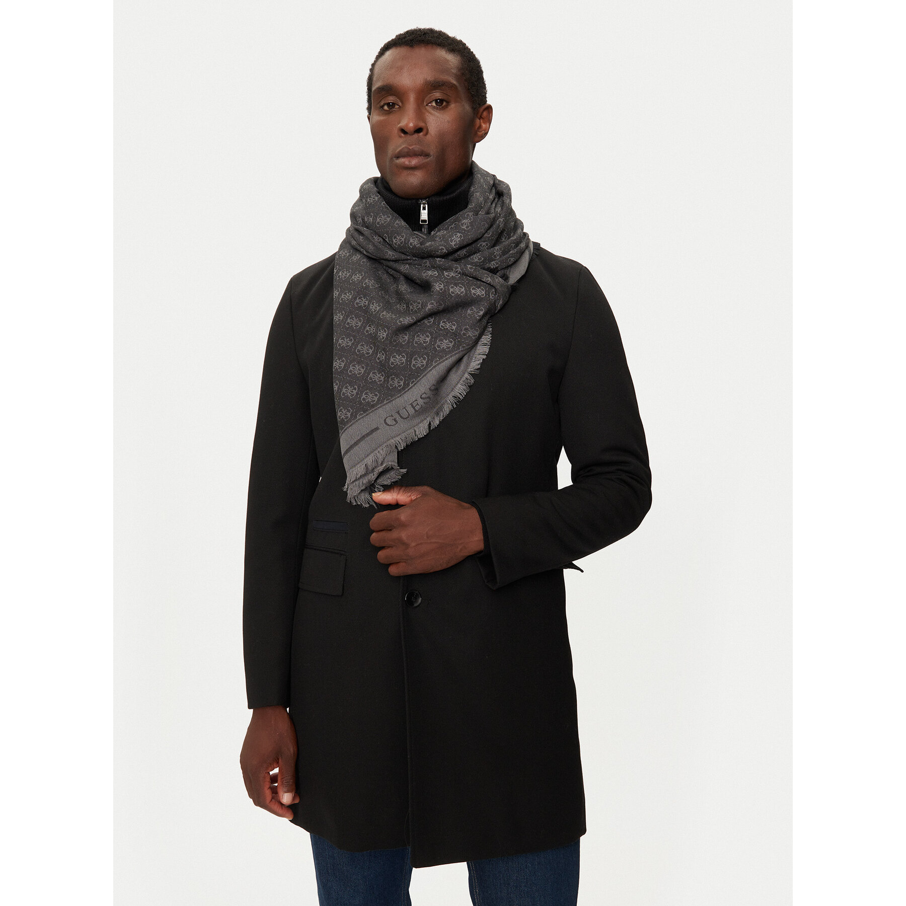 Męski Szalik Guess Szary AM9435 POL03