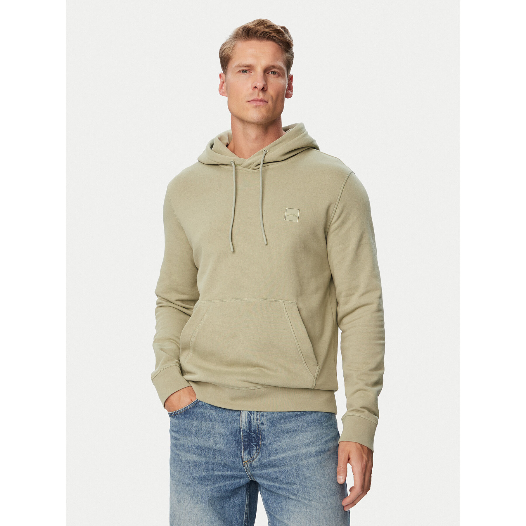 BOSS T-Shirt Wetalk 50509314 Hellgrün Regular Fit