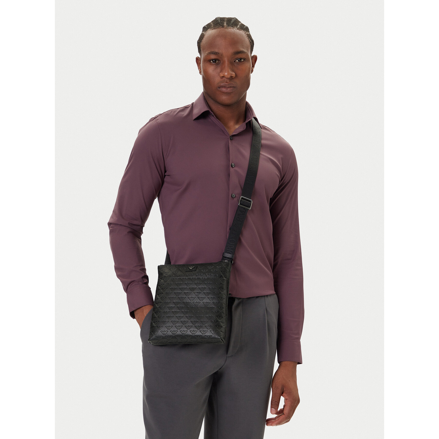Crossover torbica Emporio Armani EM001688 AF14774 UC001 Crna