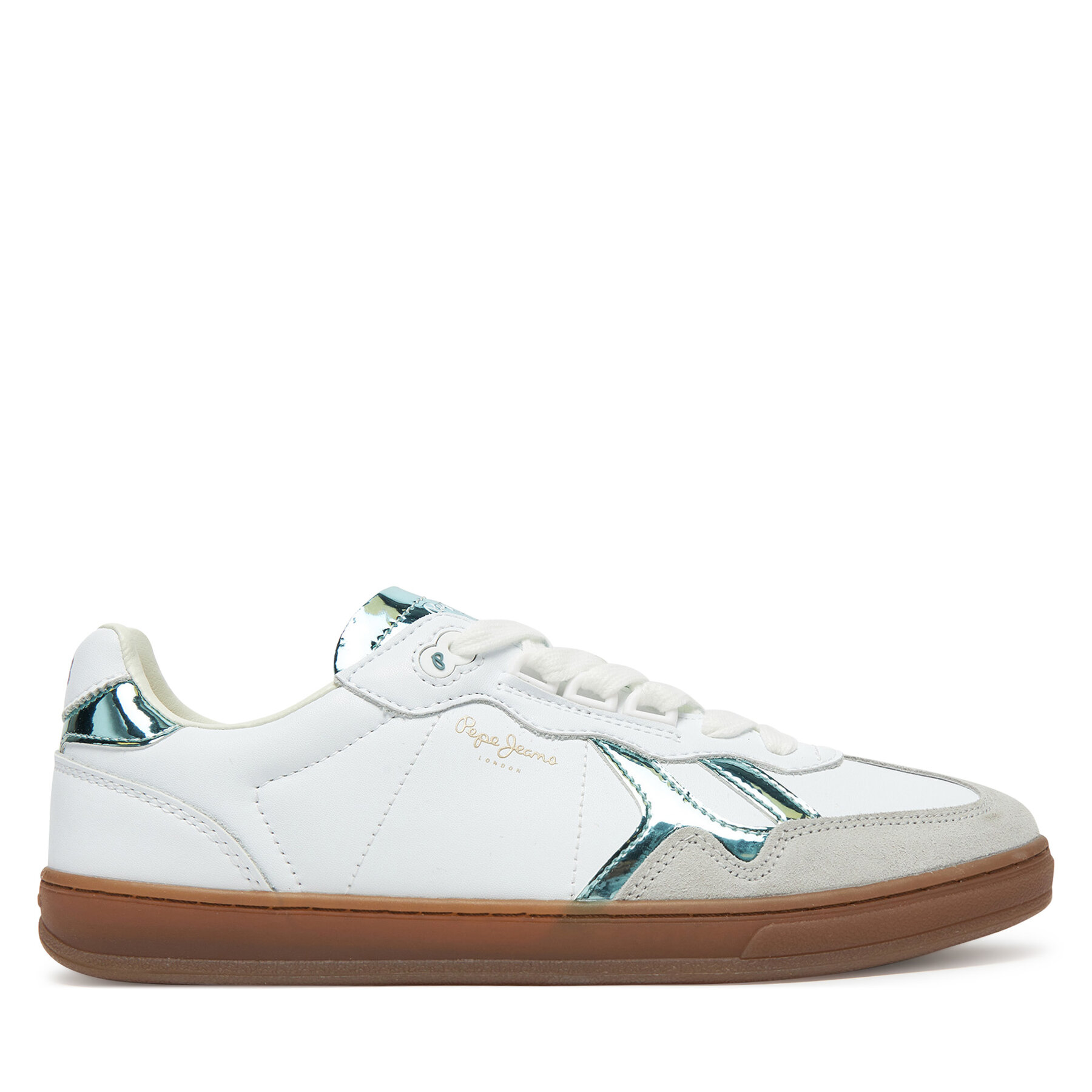 Sneakersy Pepe Jeans Ball Rise W PLS00037 Biela