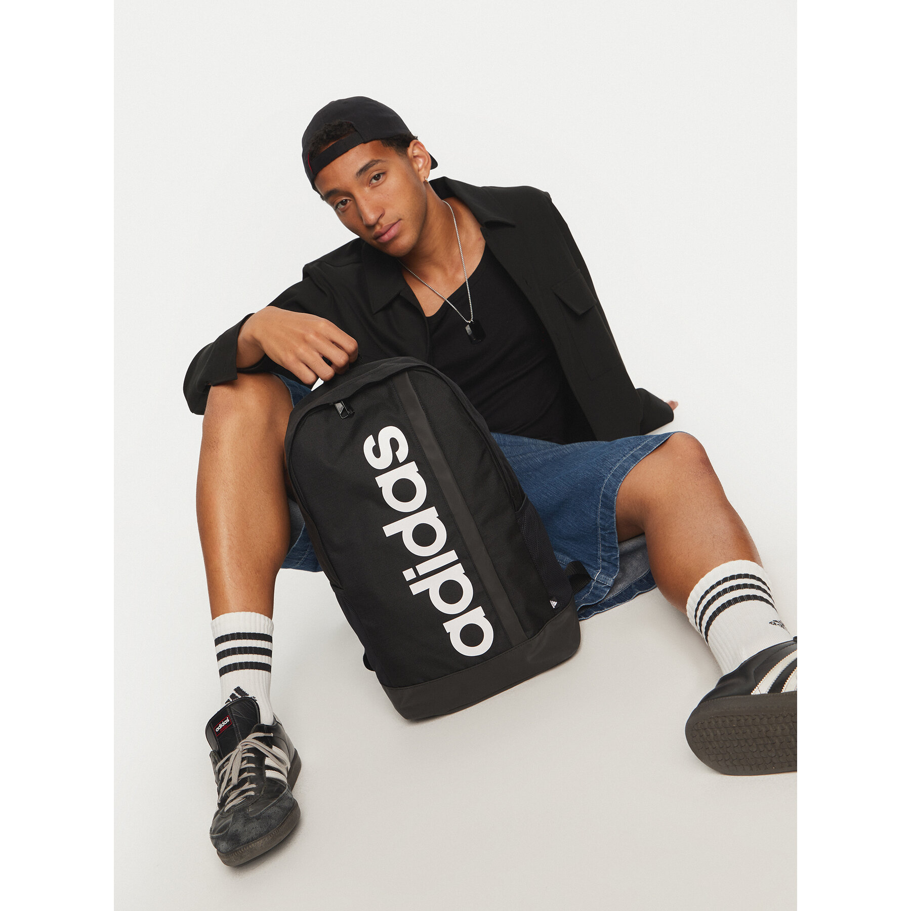 Раница adidas Essentials Linear Backpack HT4746 Черен