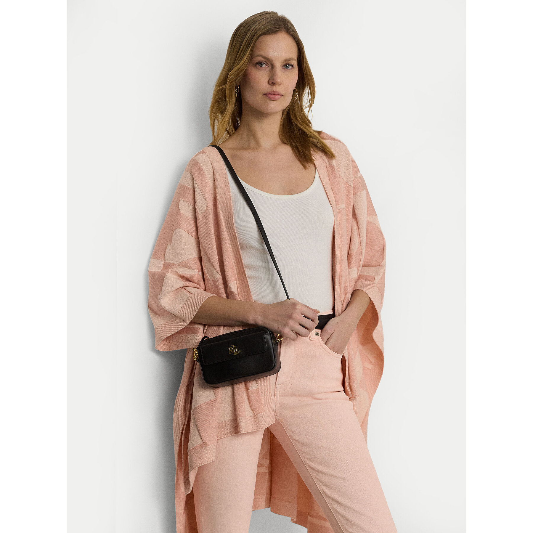 Τσάντα Lauren Ralph Lauren Marcy 432934353001 Μαύρο