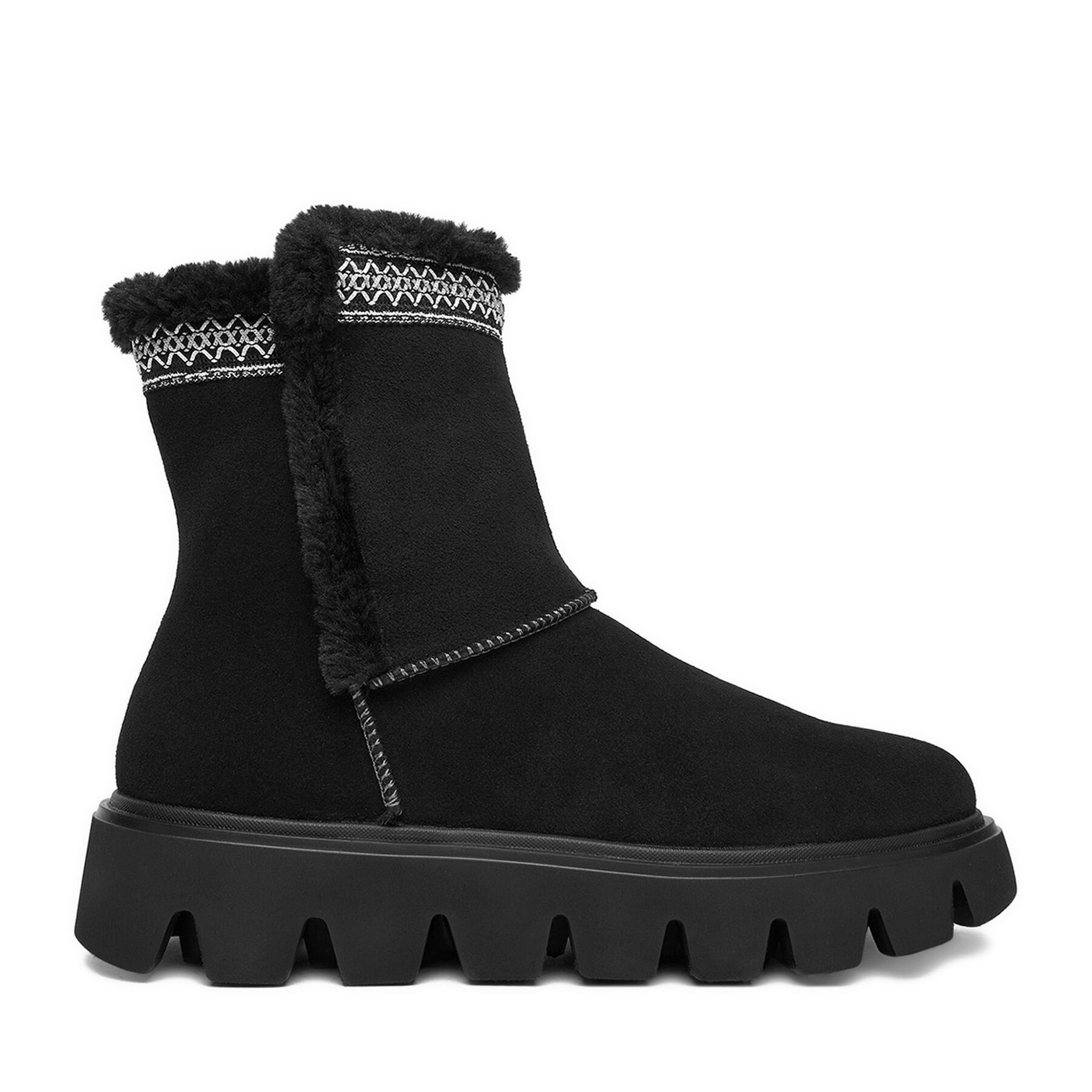 Botine Rieker CEO-W2075-00 Negru