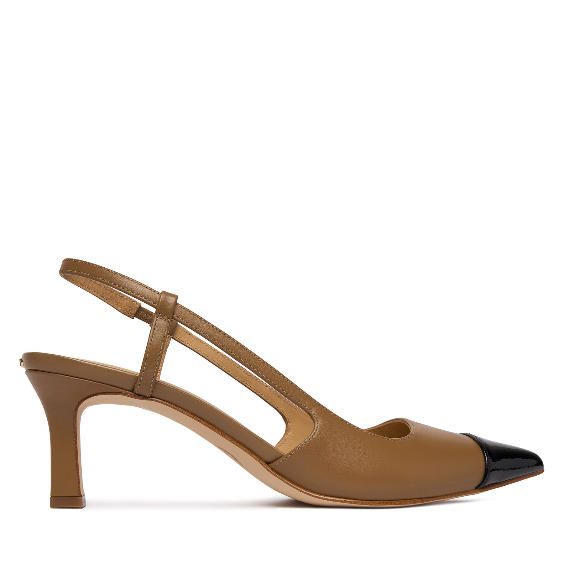 Lodičky MICHAEL Michael Kors Alora Toe Cao Mid Sling 40R6AOMS1L Hnedá