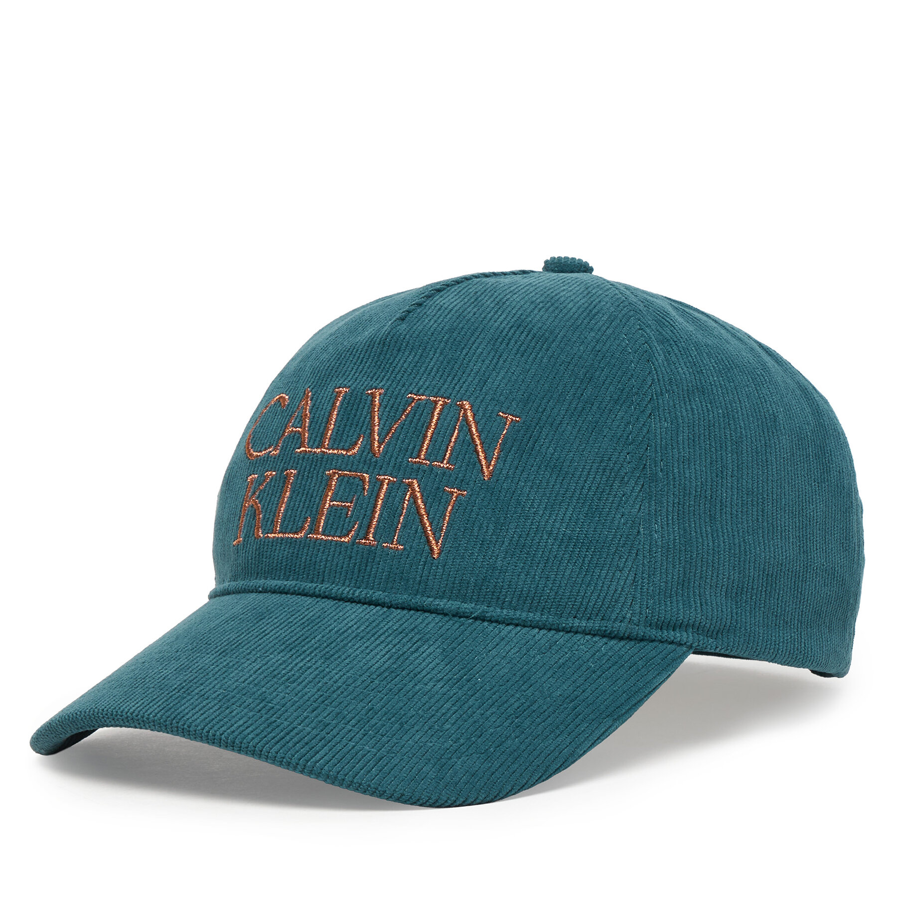 Kapa s šiltom Calvin Klein Corduroy Graphic 5 Panel Cap LV04D5064G Mornarsko modra