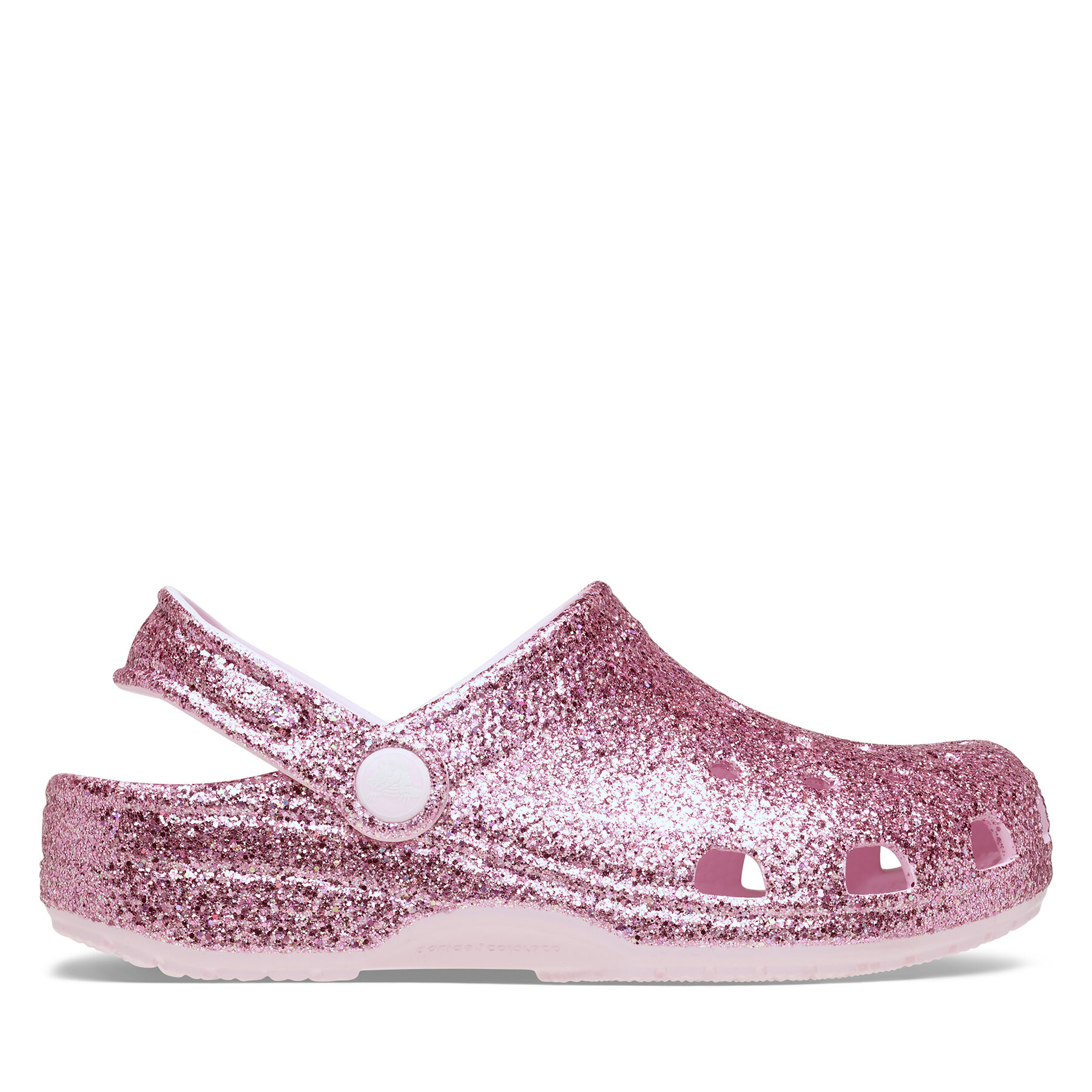 Natikači Crocs Classic Chunky Glitter Clog K 211939 Roza