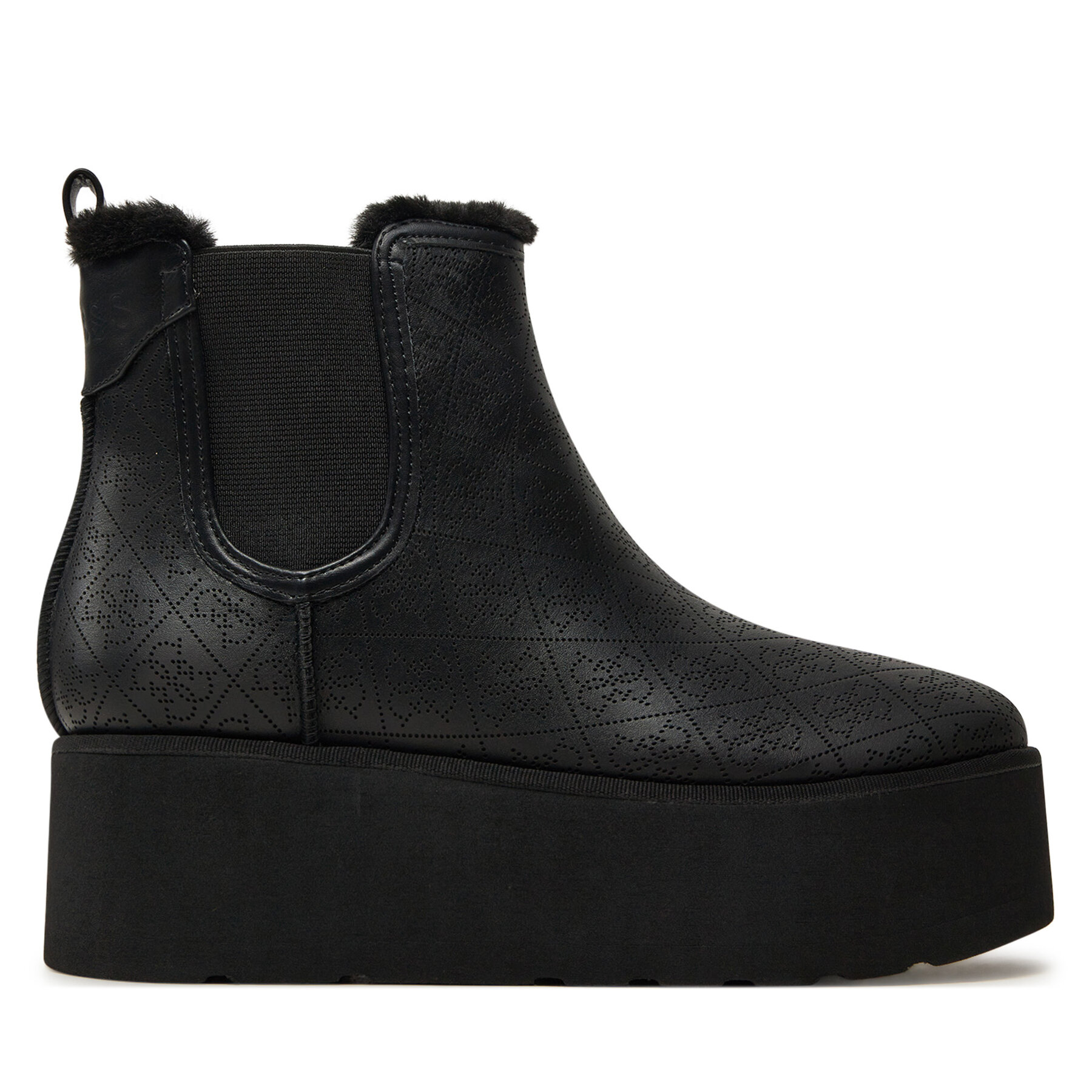 Členková obuv Guess Jilaine FLFJIL FAL10 Čierna