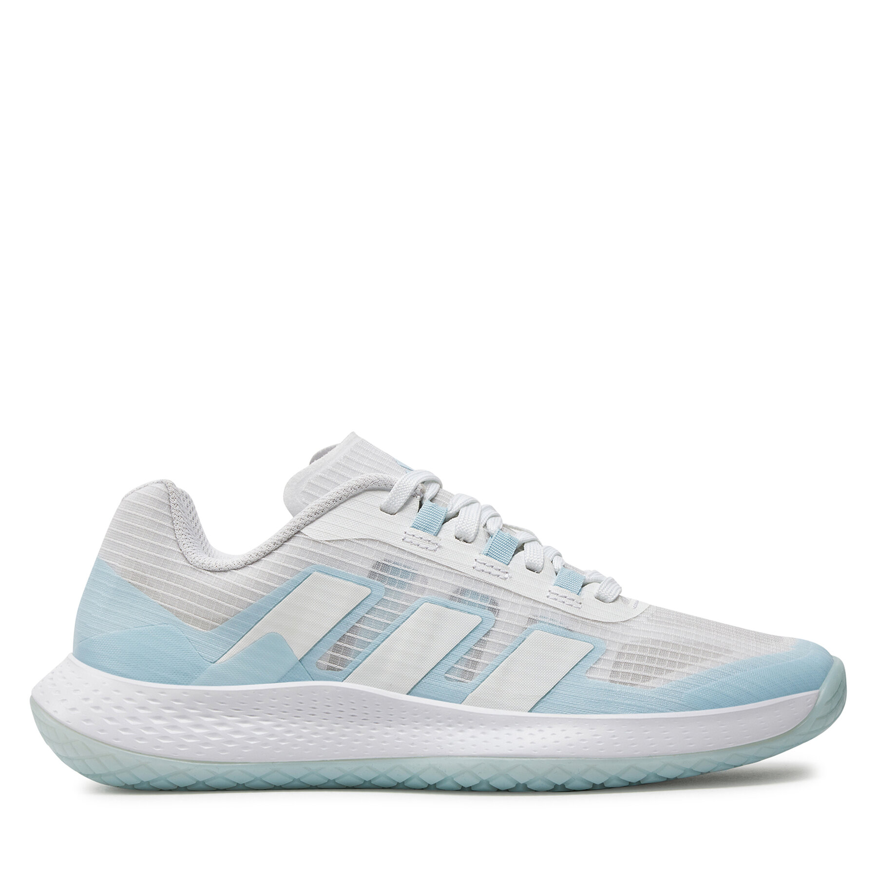 Adidas Forcebounce Women cloud white/cloud white/ice blue (ID7765) - Zapatillas indoor