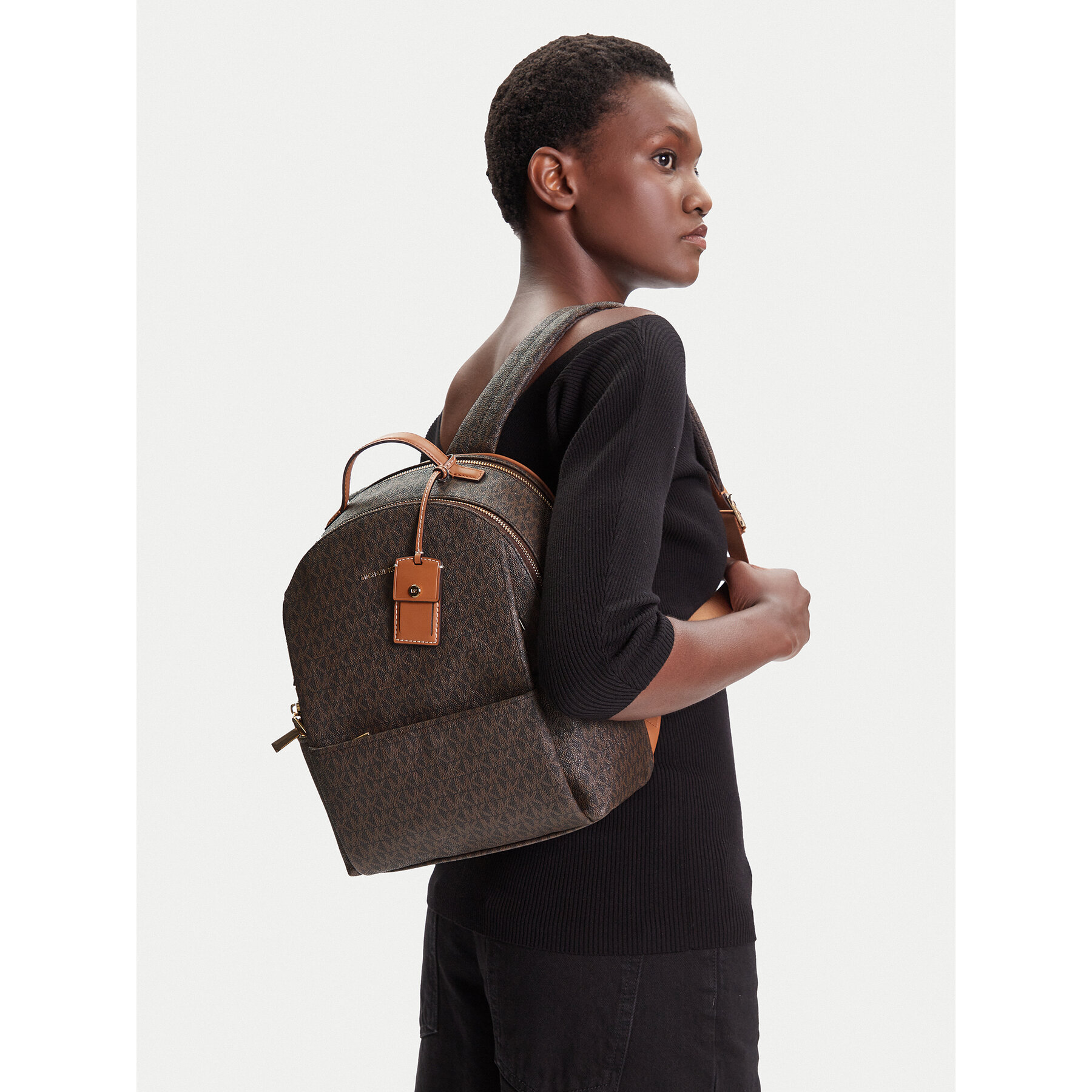 Ruksak MICHAEL Michael Kors Sable 30T5G3XB2B Hnedá