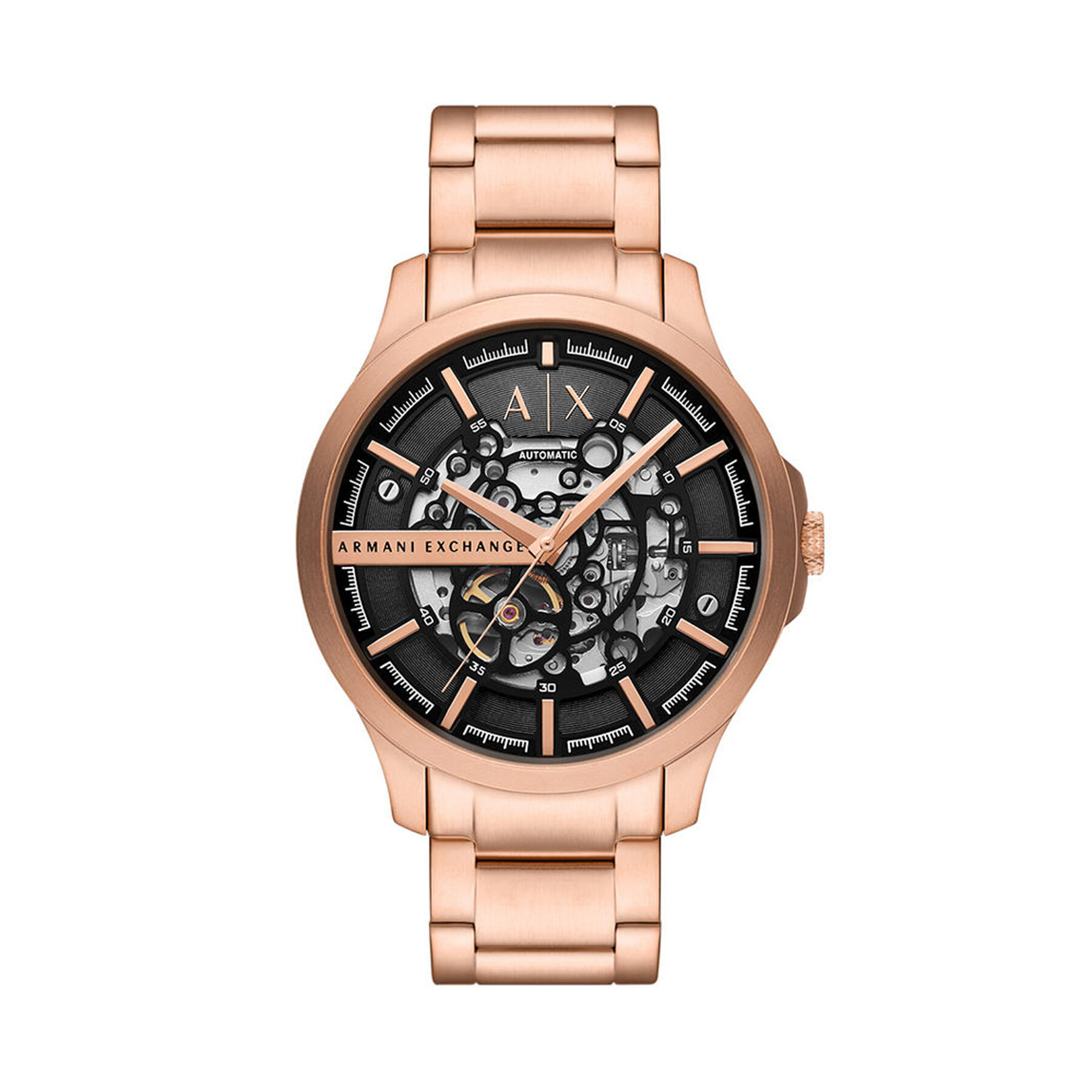 Klocka Armani Exchange Hampton Automatic AX2456 Gyllene