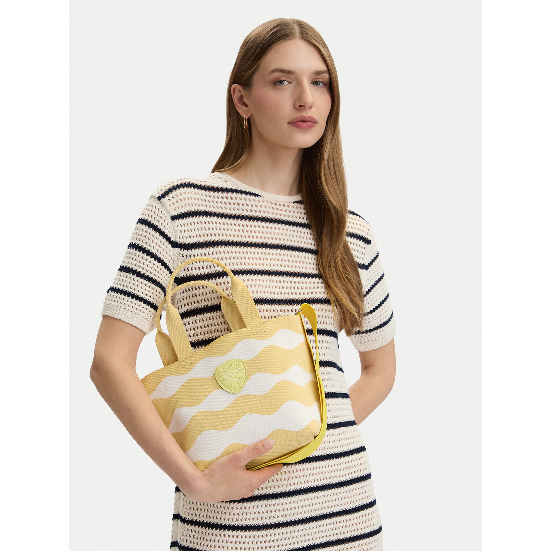 Τσάντα Blauer S6XSBASKET01/KNI Κίτρινο