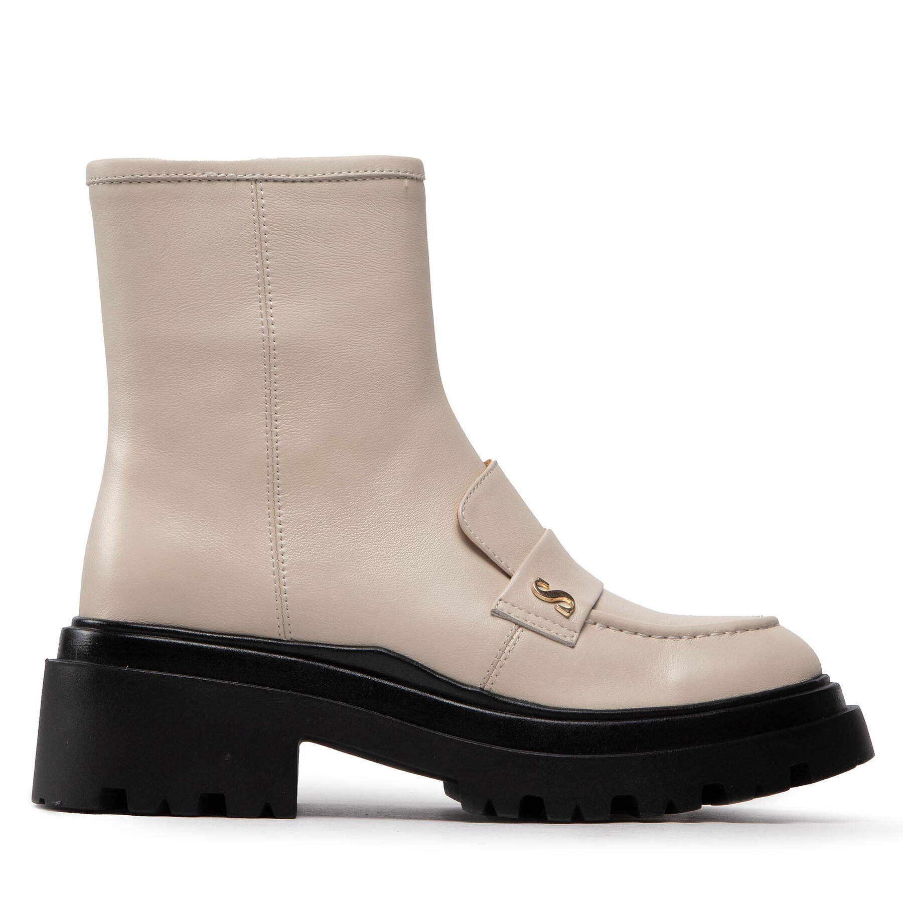 Stivaletti Simple SL-26-02-000038 Écru