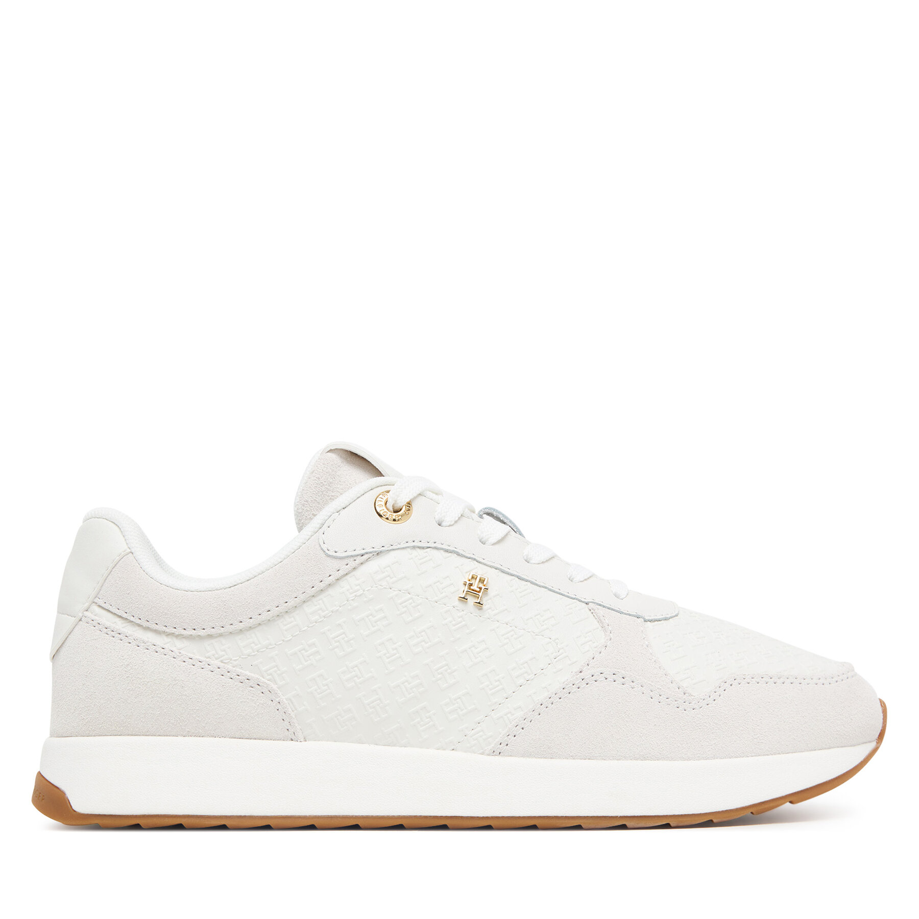 Сникърси Tommy Hilfiger Th Runner Monogram FW0FW09586 Кремав