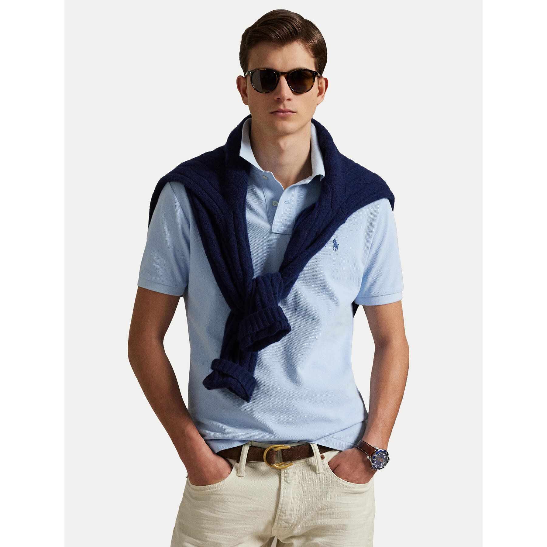 Polo Ralph Lauren Pólóing 710536856475 Sötétkék Regular Fit