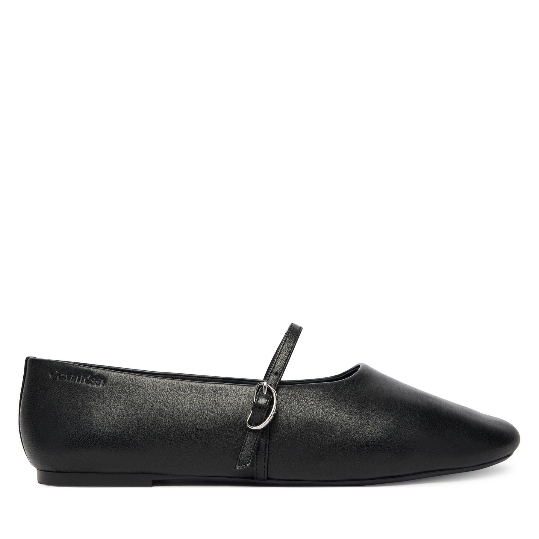 Baleríny Calvin Klein Oblique Ballerina Mj Lth Hdw HW0HW02847 Čierna