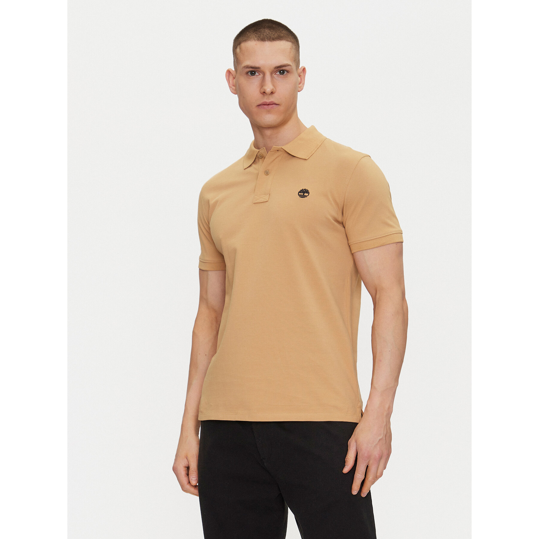 Timberland Polo marškinėliai TB0A6VDP Smėlio Regular Fit