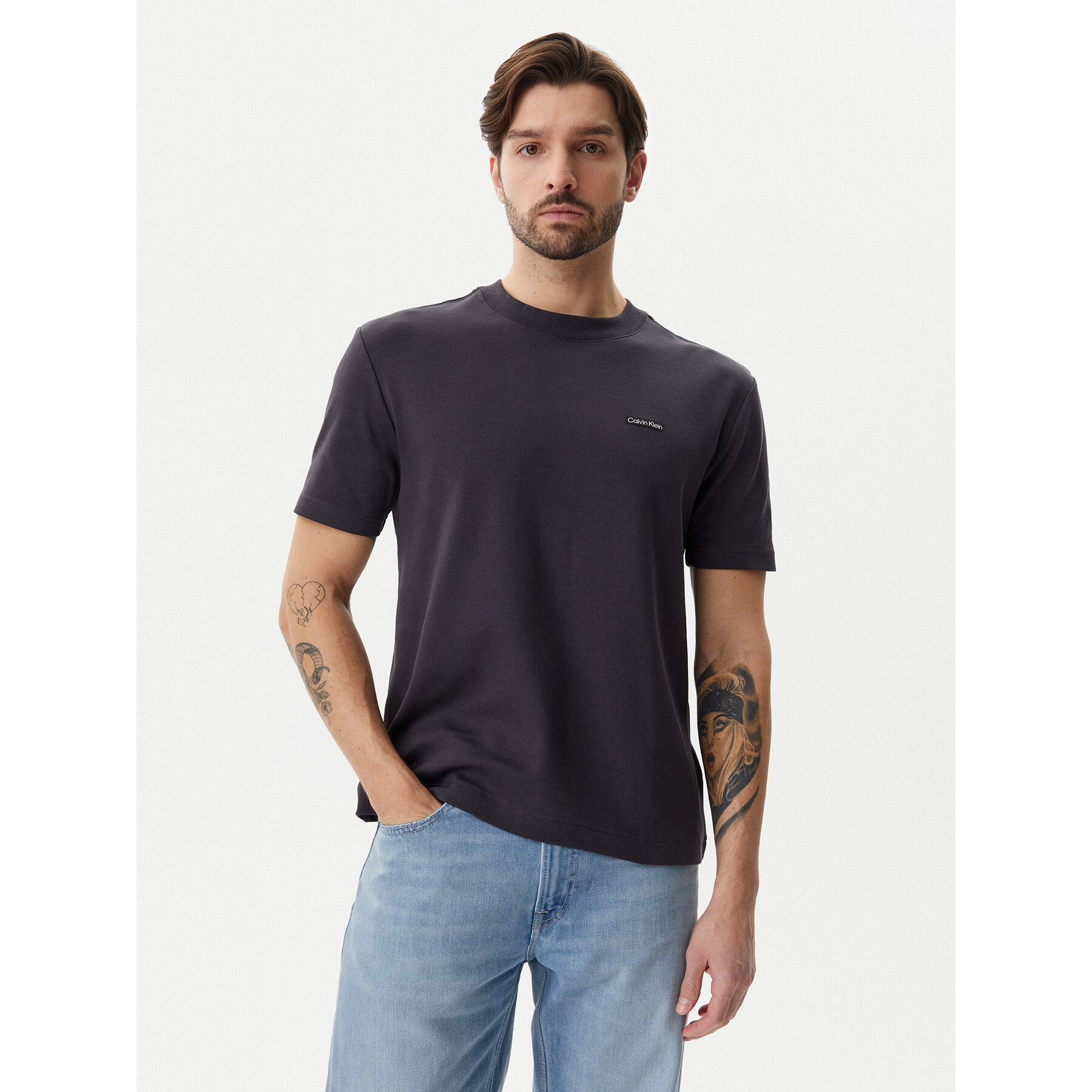 Calvin Klein Jeans T-shirt J30J327234 Grigio Regular Fit