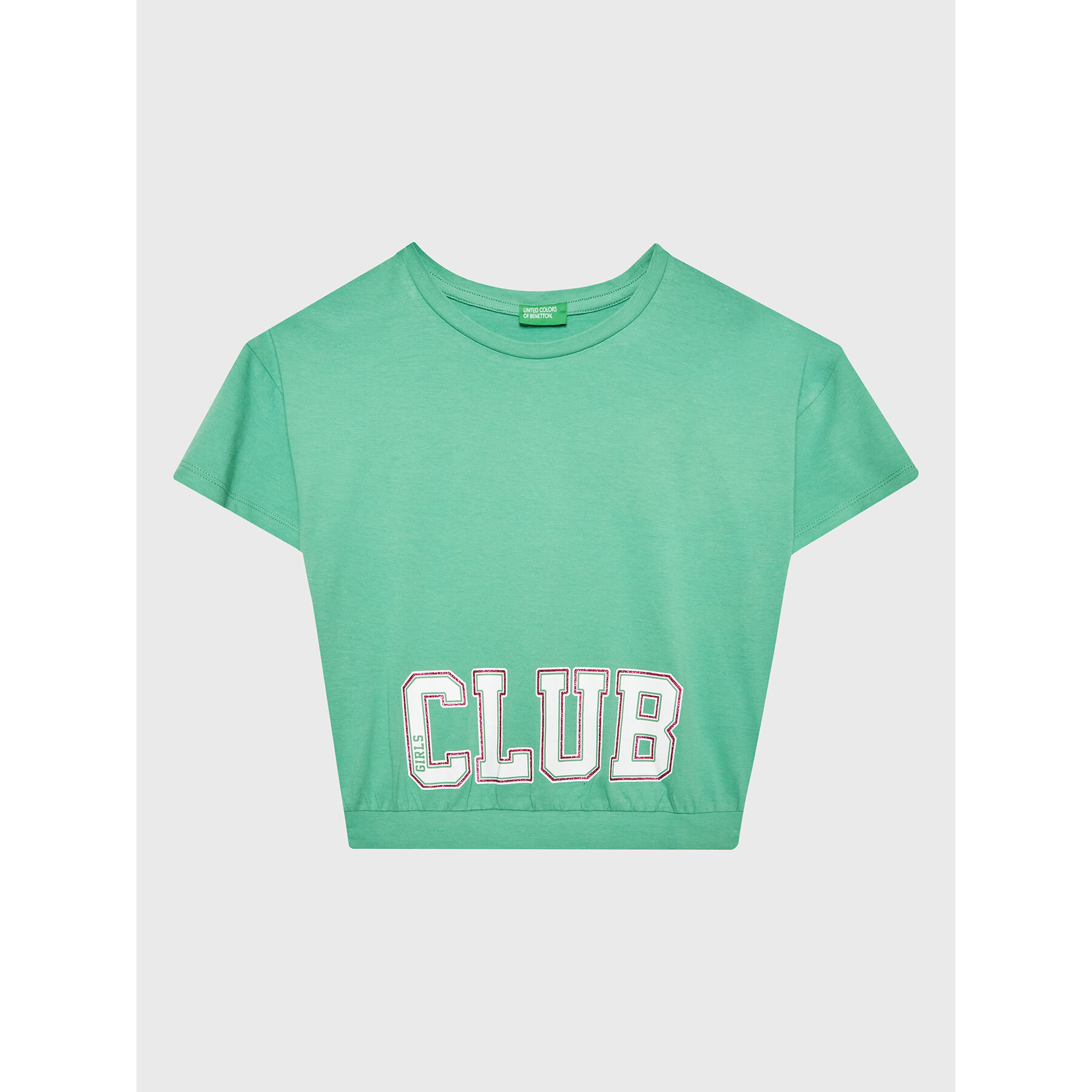 United Colors Of Benetton T-shirt 3096C10BA Verde Boxy Fit