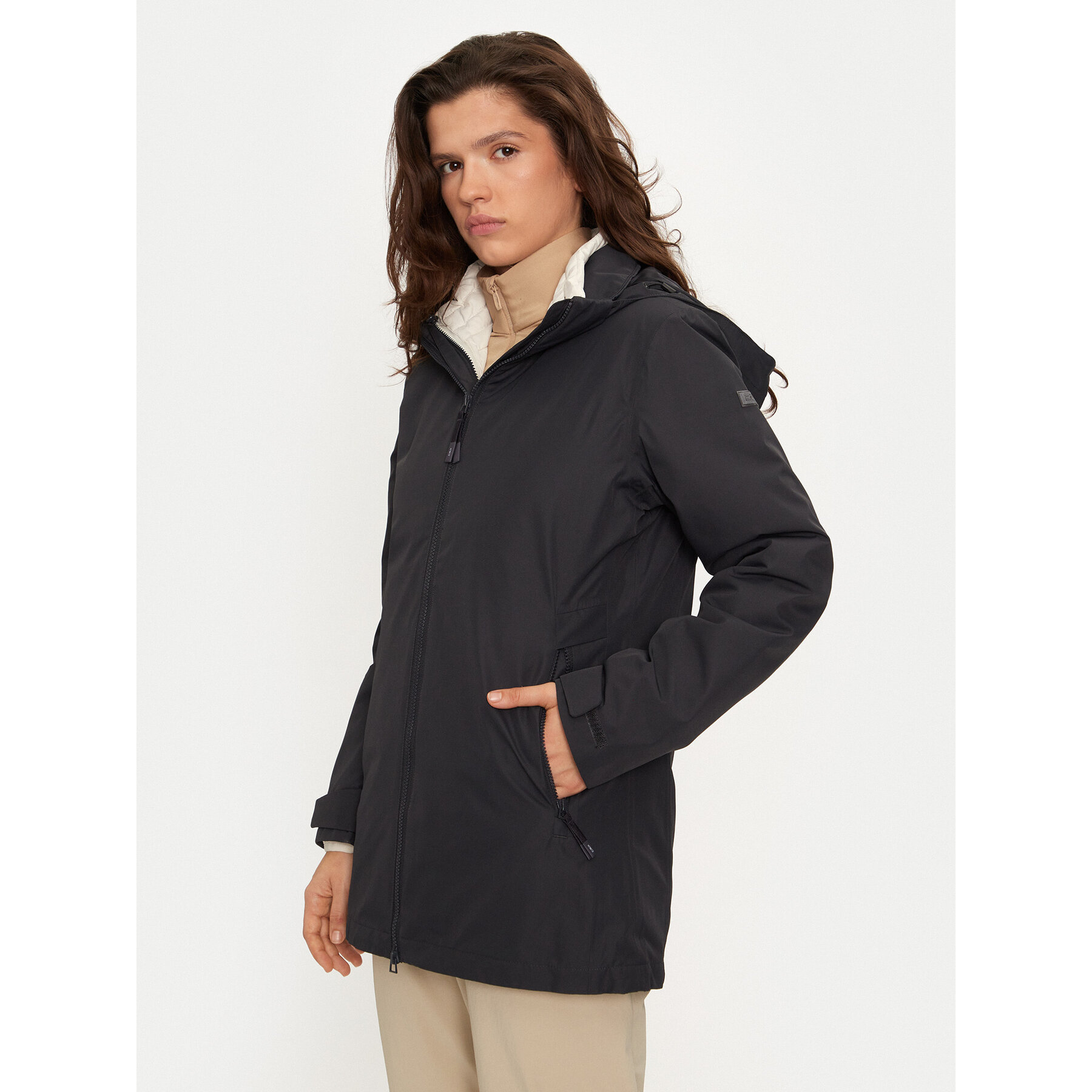 CMP Winterjacke 34K0086D Grau Regular Fit