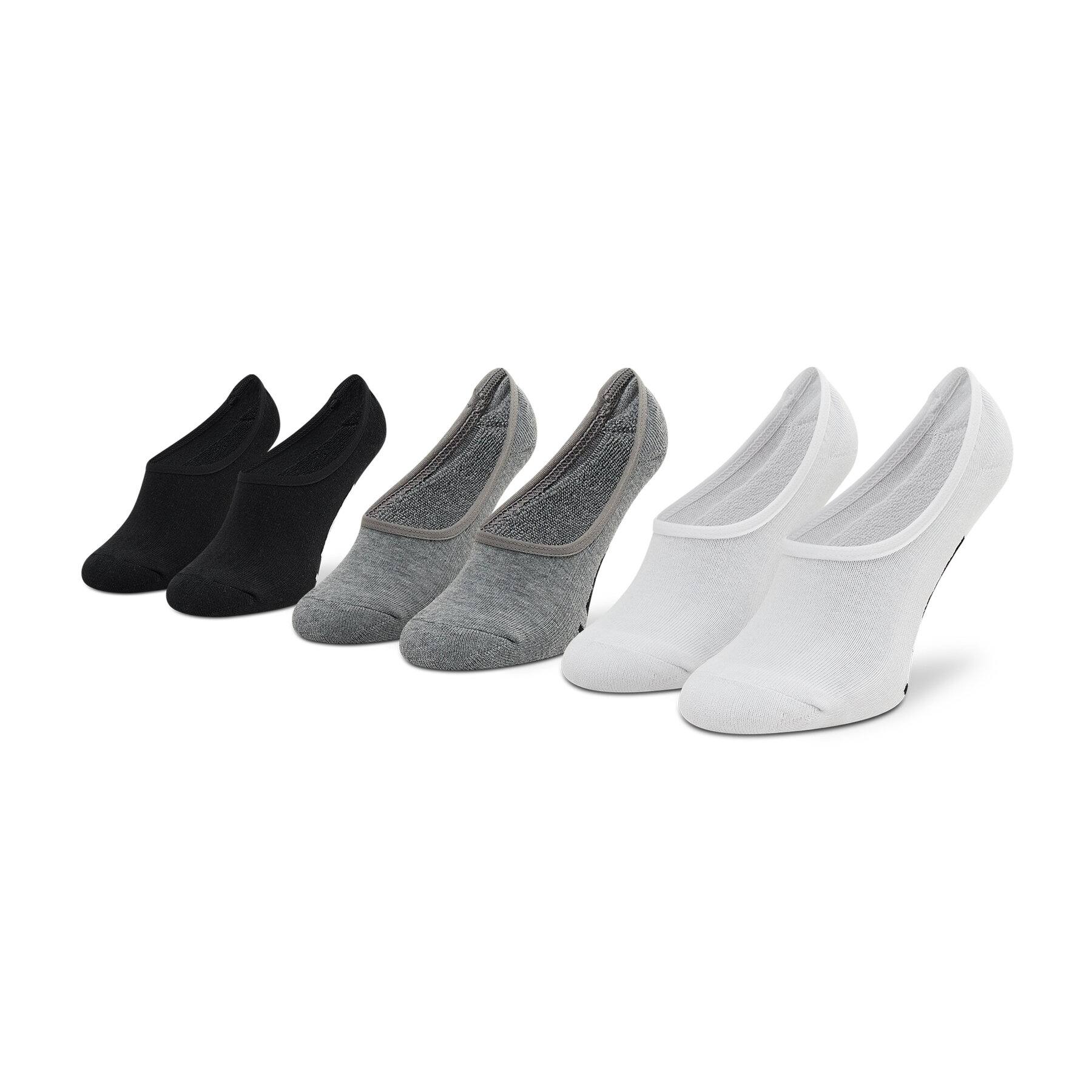 Lot de 3 paires de socquettes unisexe Vans Classic Super No VN000XS9IZH1 Noir
