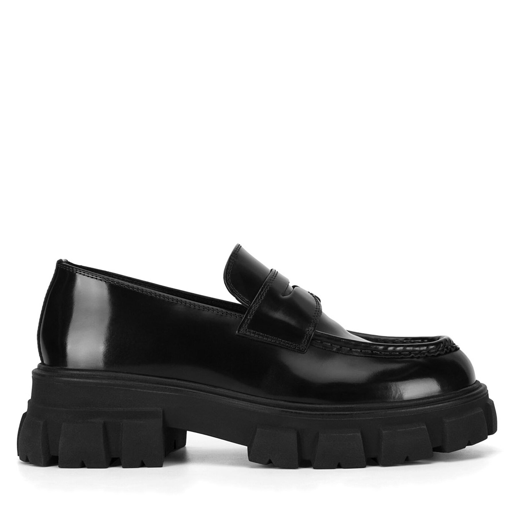 Damskie Loafersy Badura, Rozmiar 40 Czarny ELANA-01WI-002