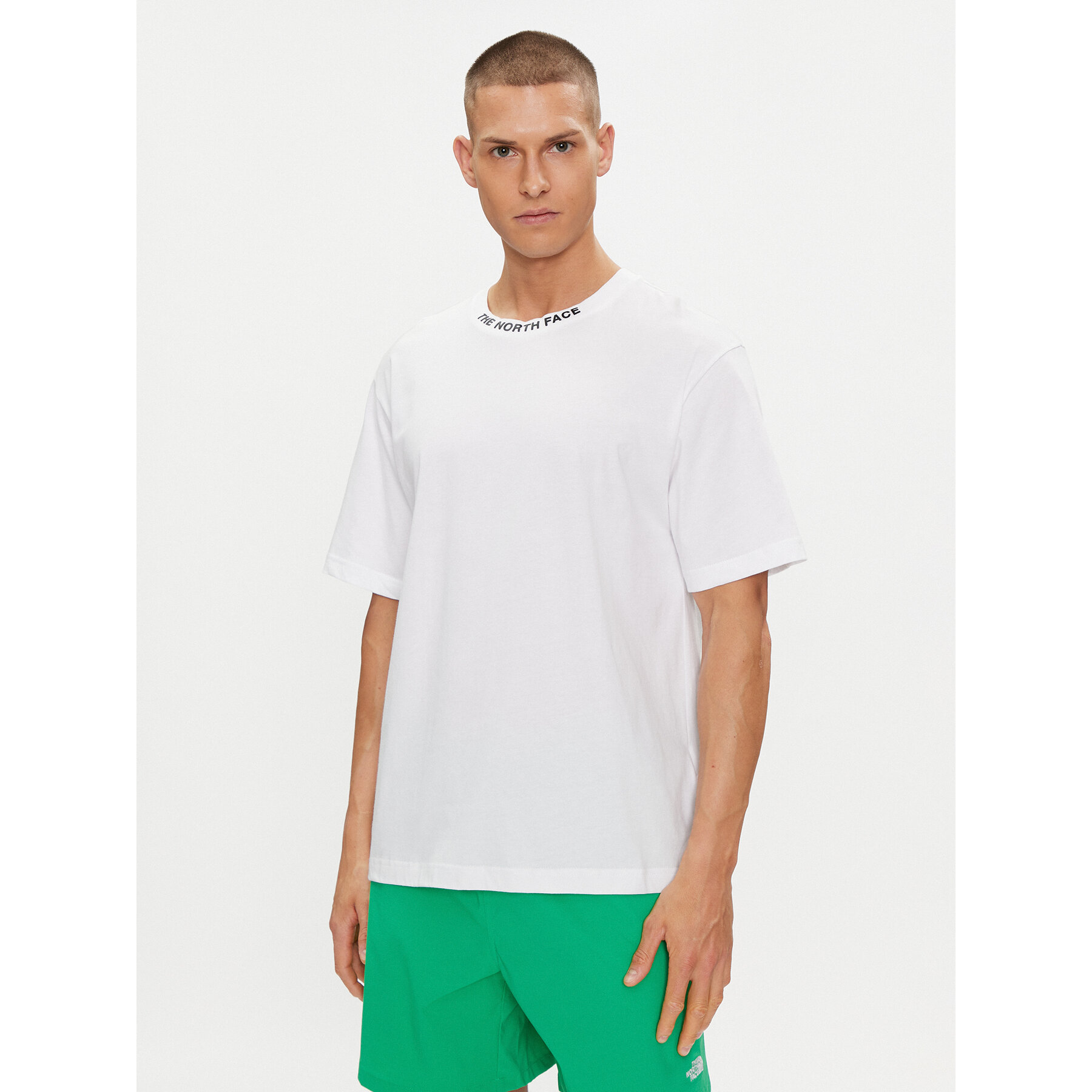 The North Face Majica Zumu NF0A87DD Bela Regular Fit