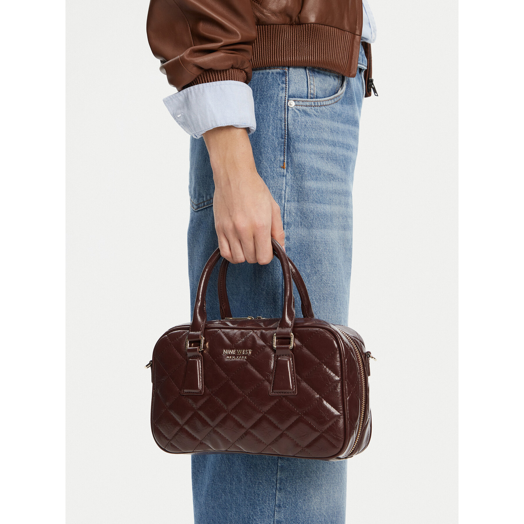 Borsetta Nine West CEO-STACY-LA374-4067 Marrone