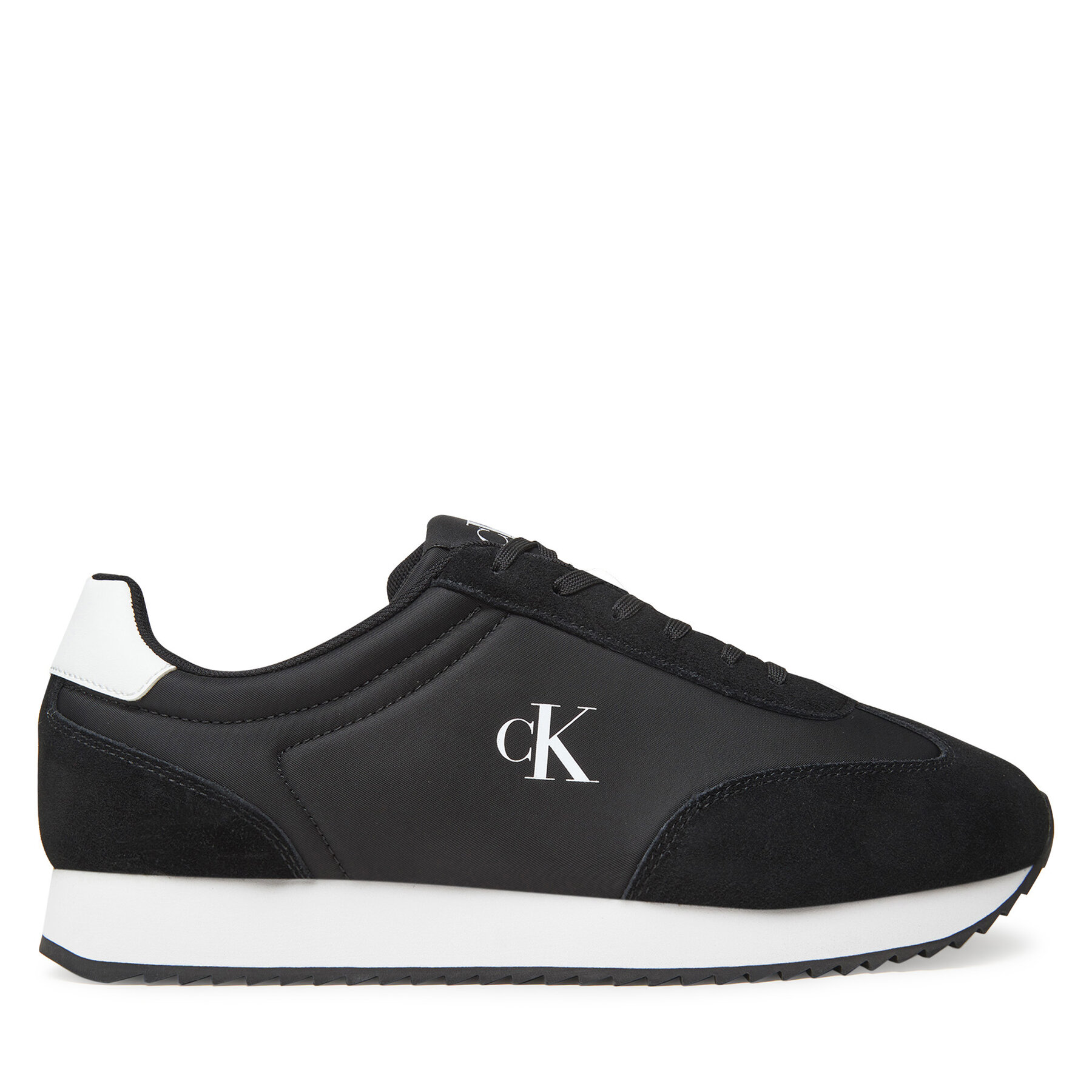 Sneakers Calvin Klein Jeans Retro Runner Lace Up Ny-Su YM0YM01325 Negru