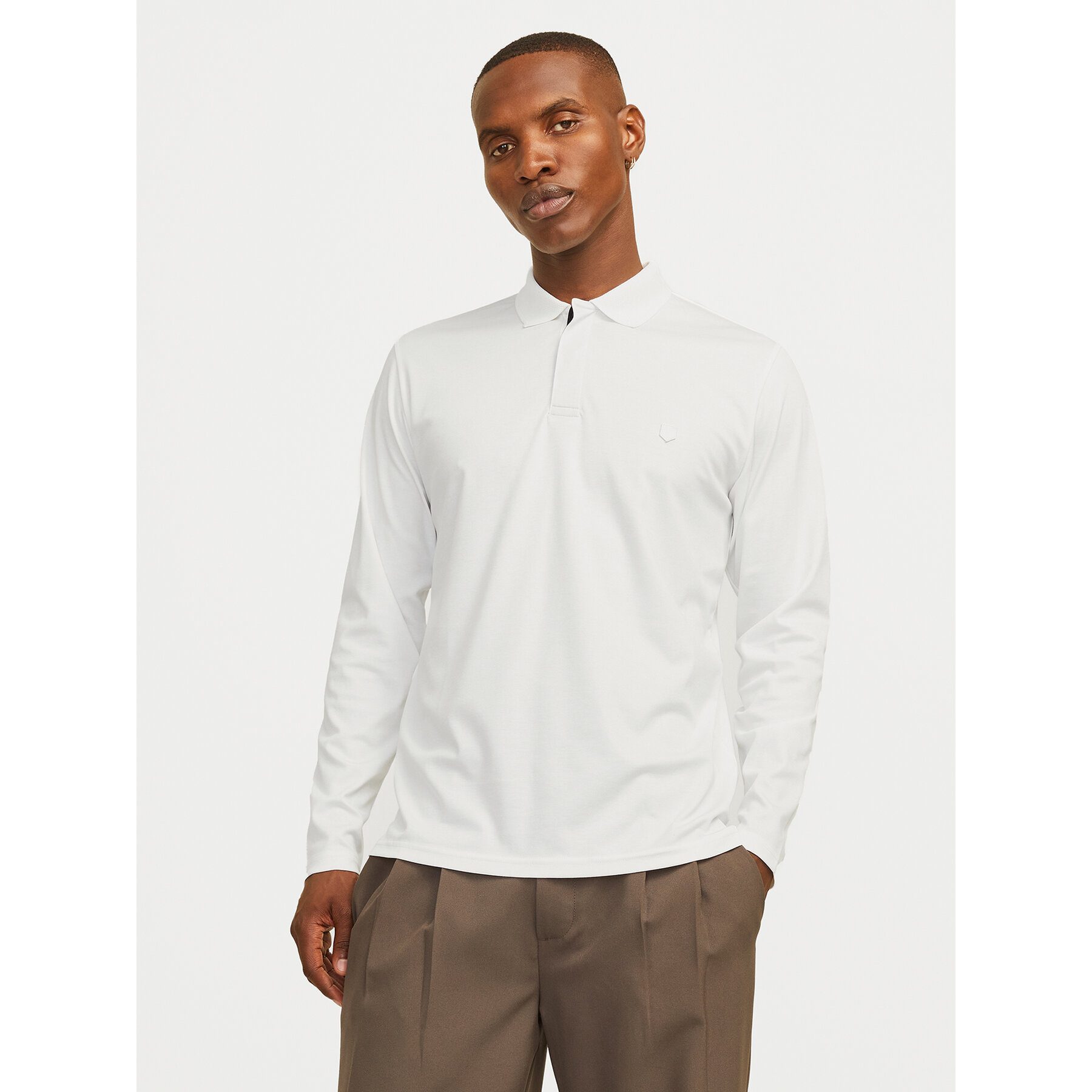 Jack & Jones Pólóing Crodney 12259645 Fehér Regular Fit