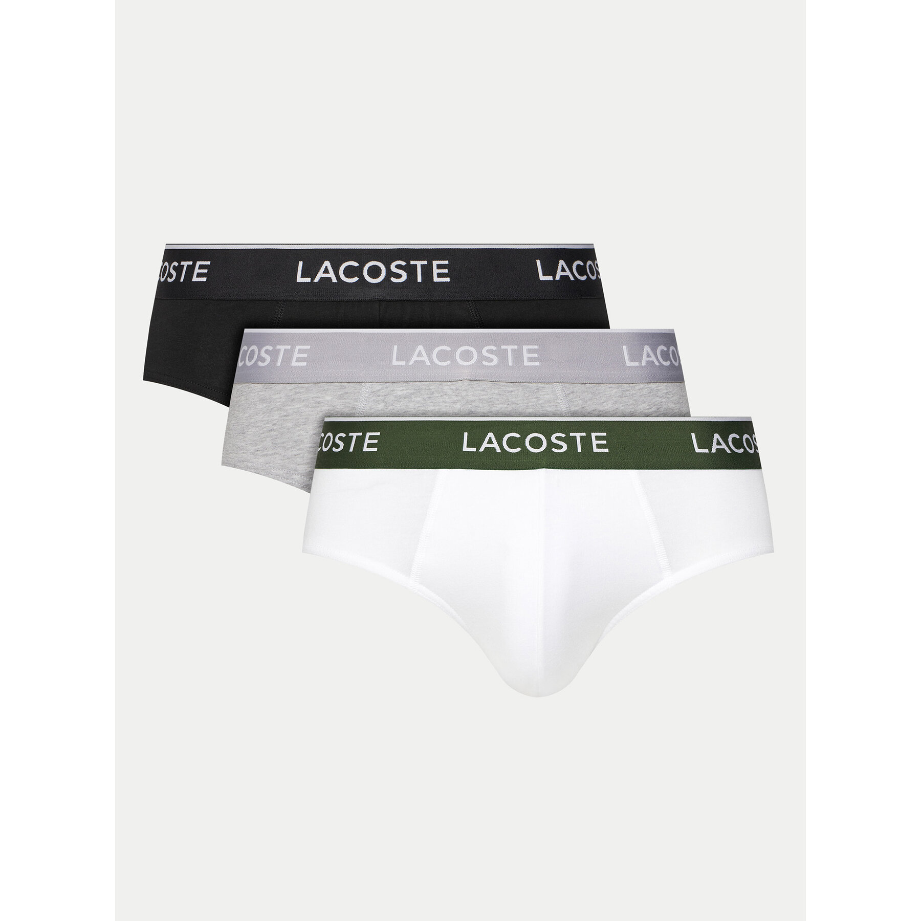 Lacoste Set di slip classici 8H1293 Multicolore