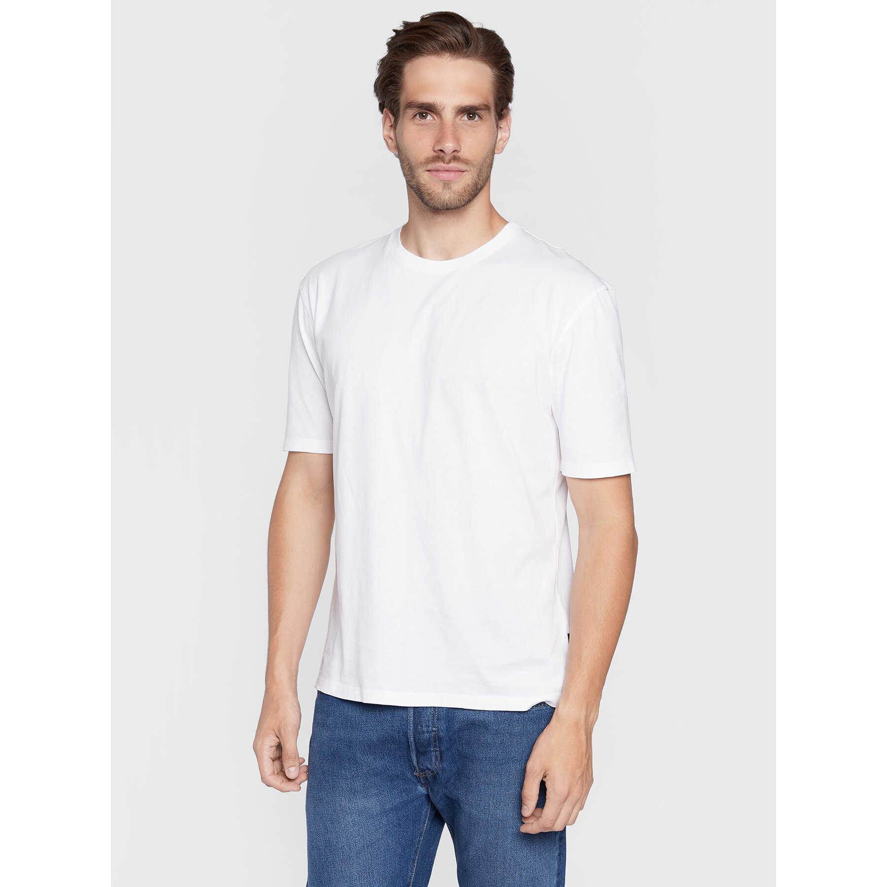 Sisley T-shirt 3I1XS101J Bianco Regular Fit