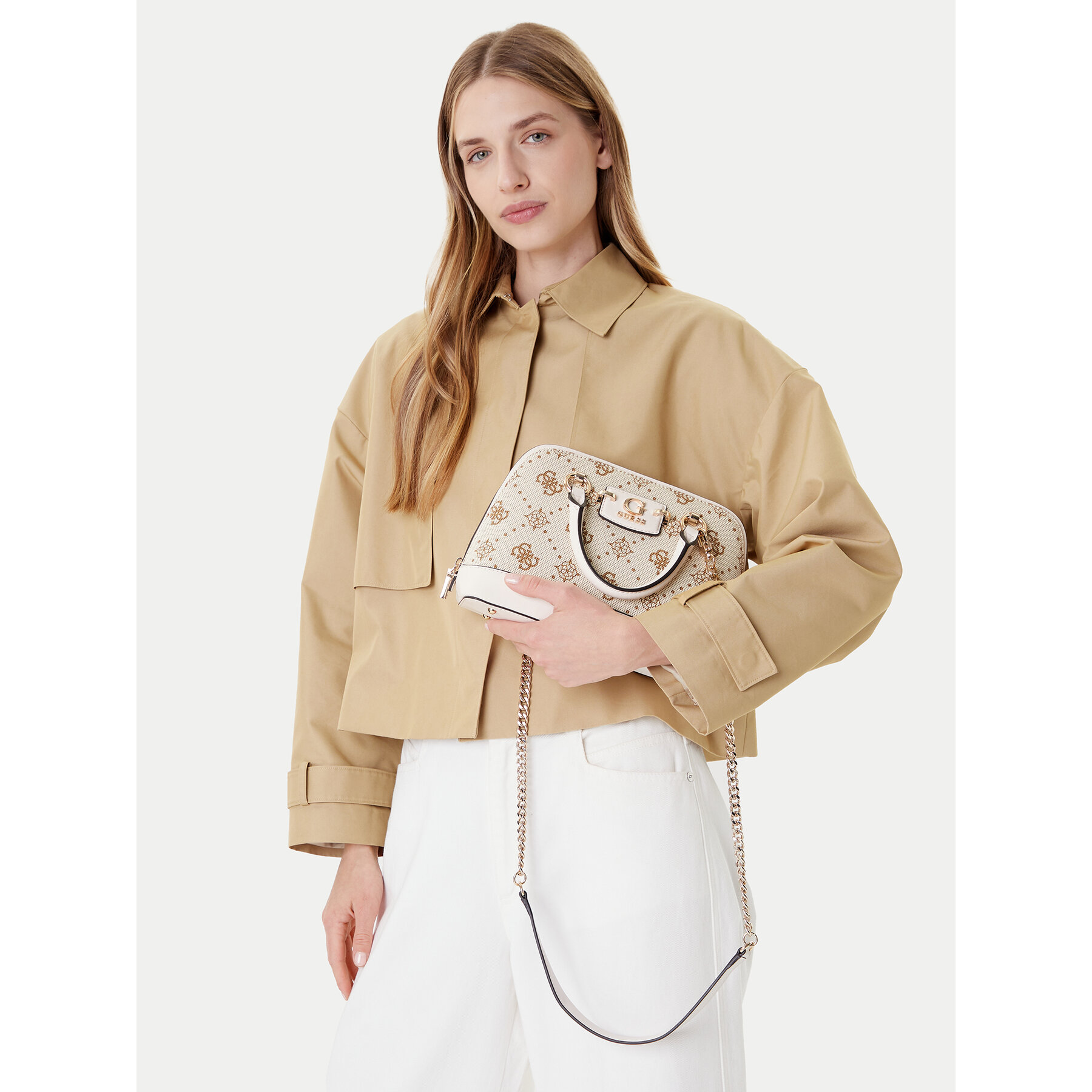 Дамска чанта Guess 175721 Бежов