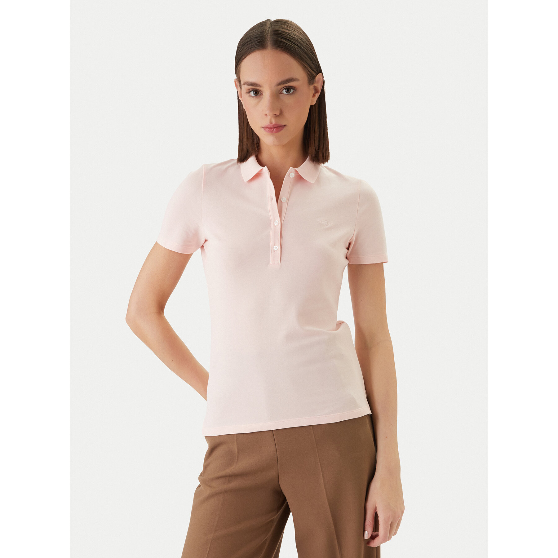 Gant Polo 4201535 Ružičasta Slim Fit