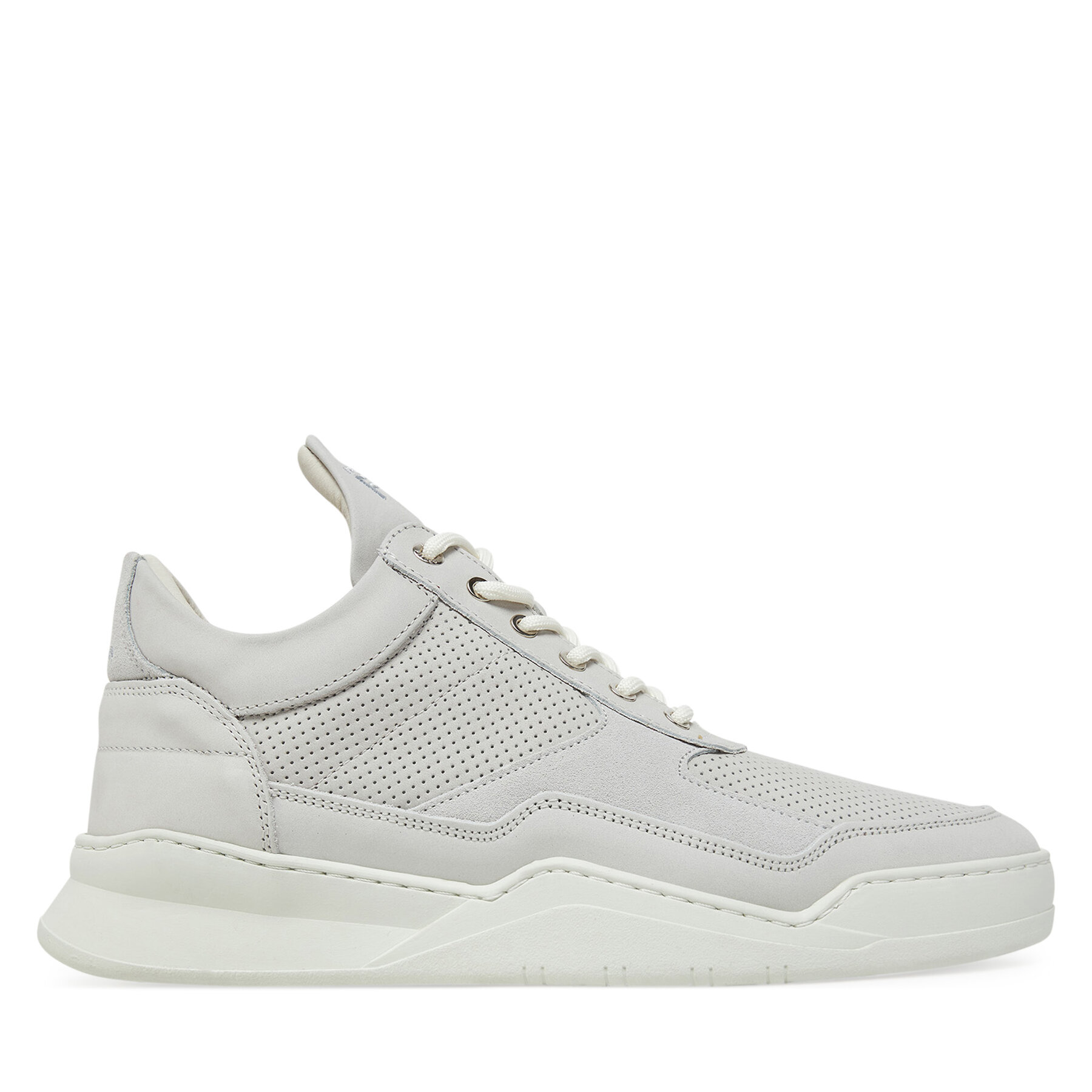 Sneakersy Filling Pieces Low Top Ghost Panel 25255111855 Biela