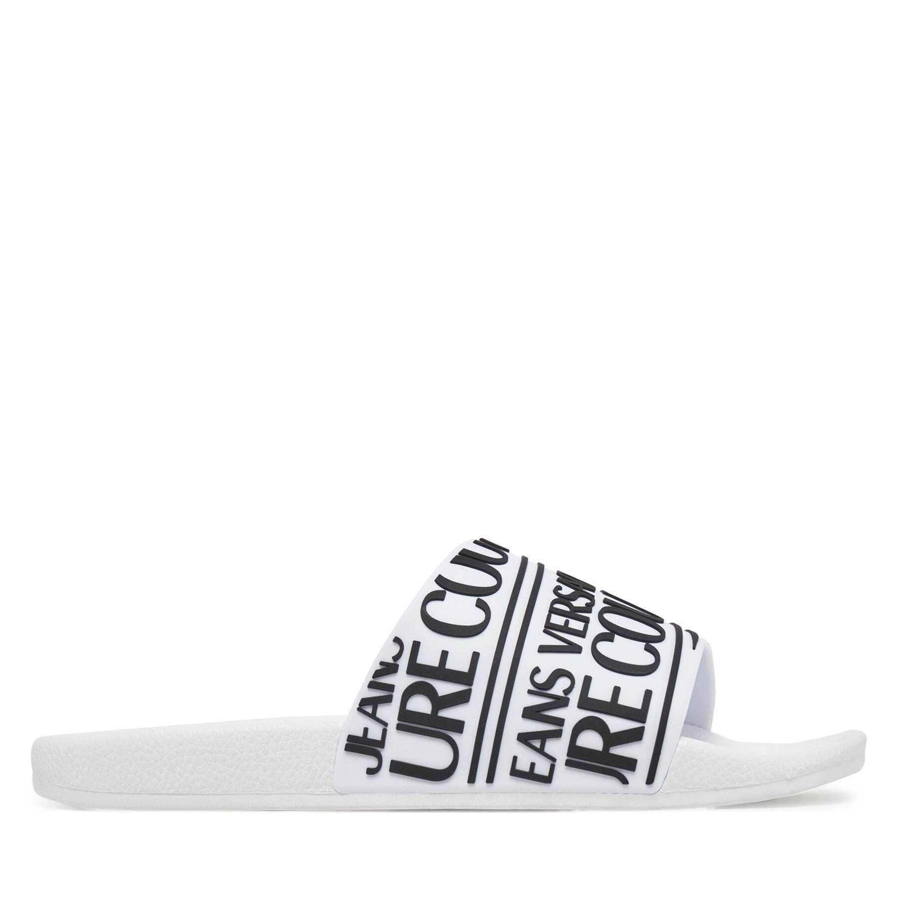 Чехли Versace Jeans Couture 78YA3SQ1 Бял