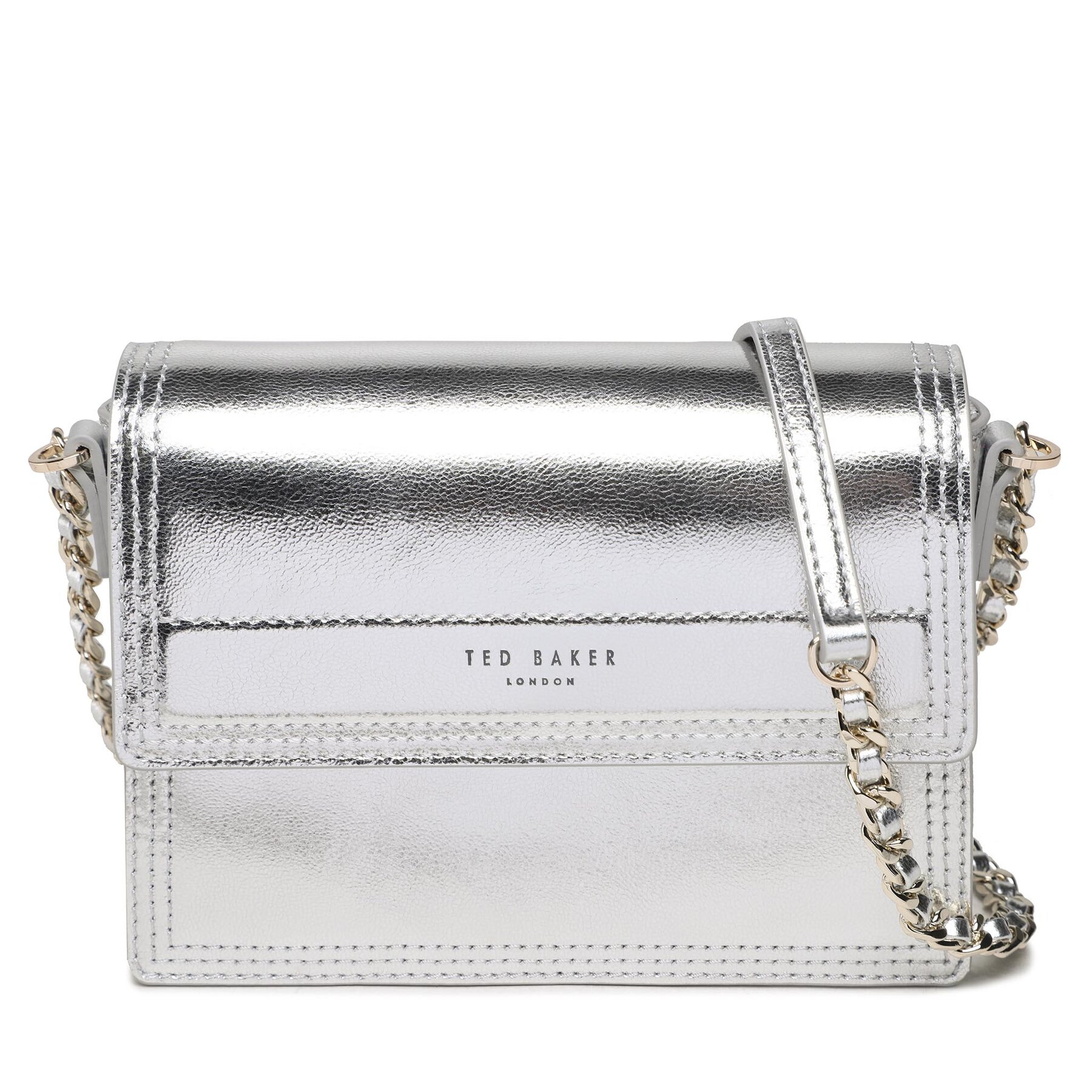 Geantă Ted Baker Metallic Cross Body Bag 265675 Silver 265675 imagine noua 2022