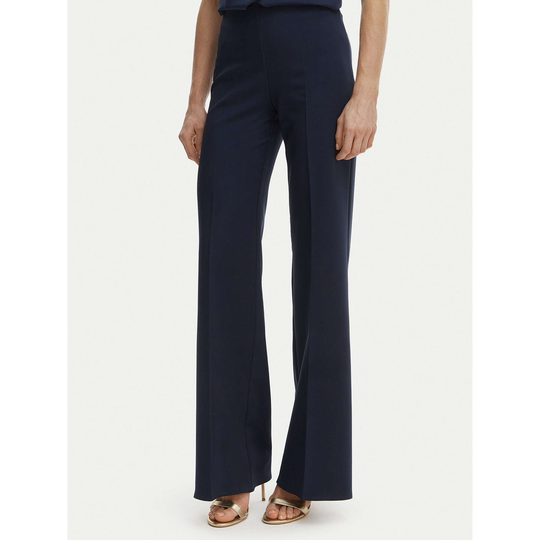 Rinascimento Palazzohose CFC0127878003 Dunkelblau Wide Leg