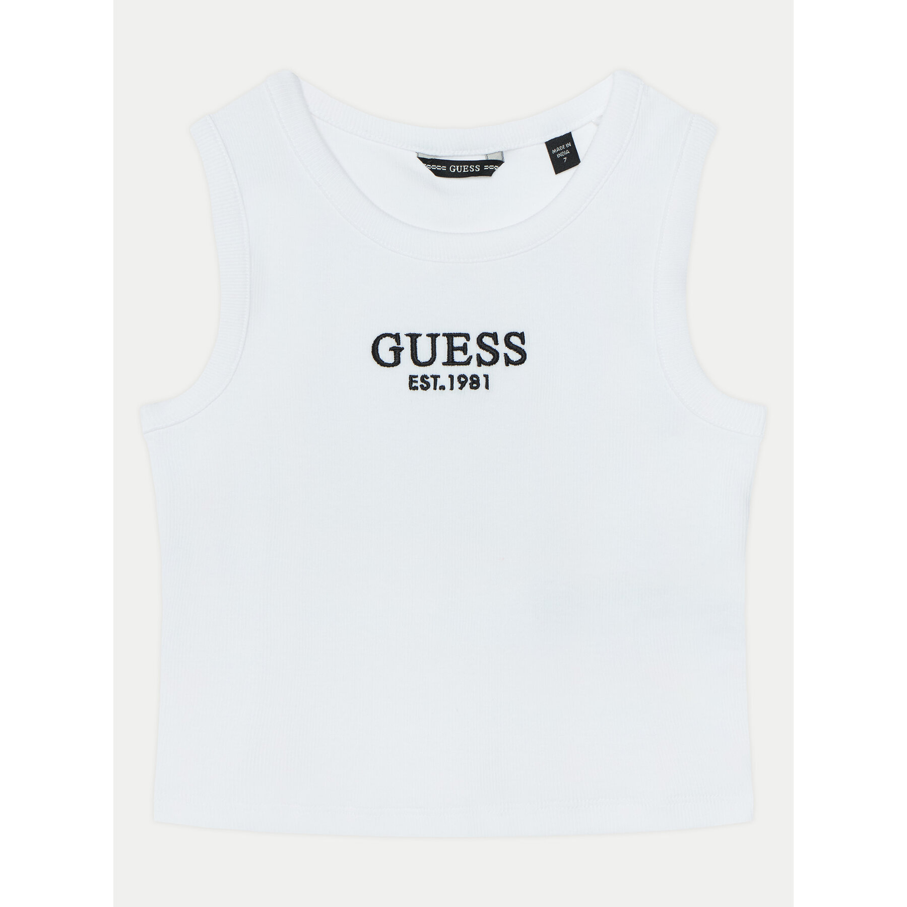 Guess Τοπ J4YI16 KBZP4 Λευκό Regular Fit